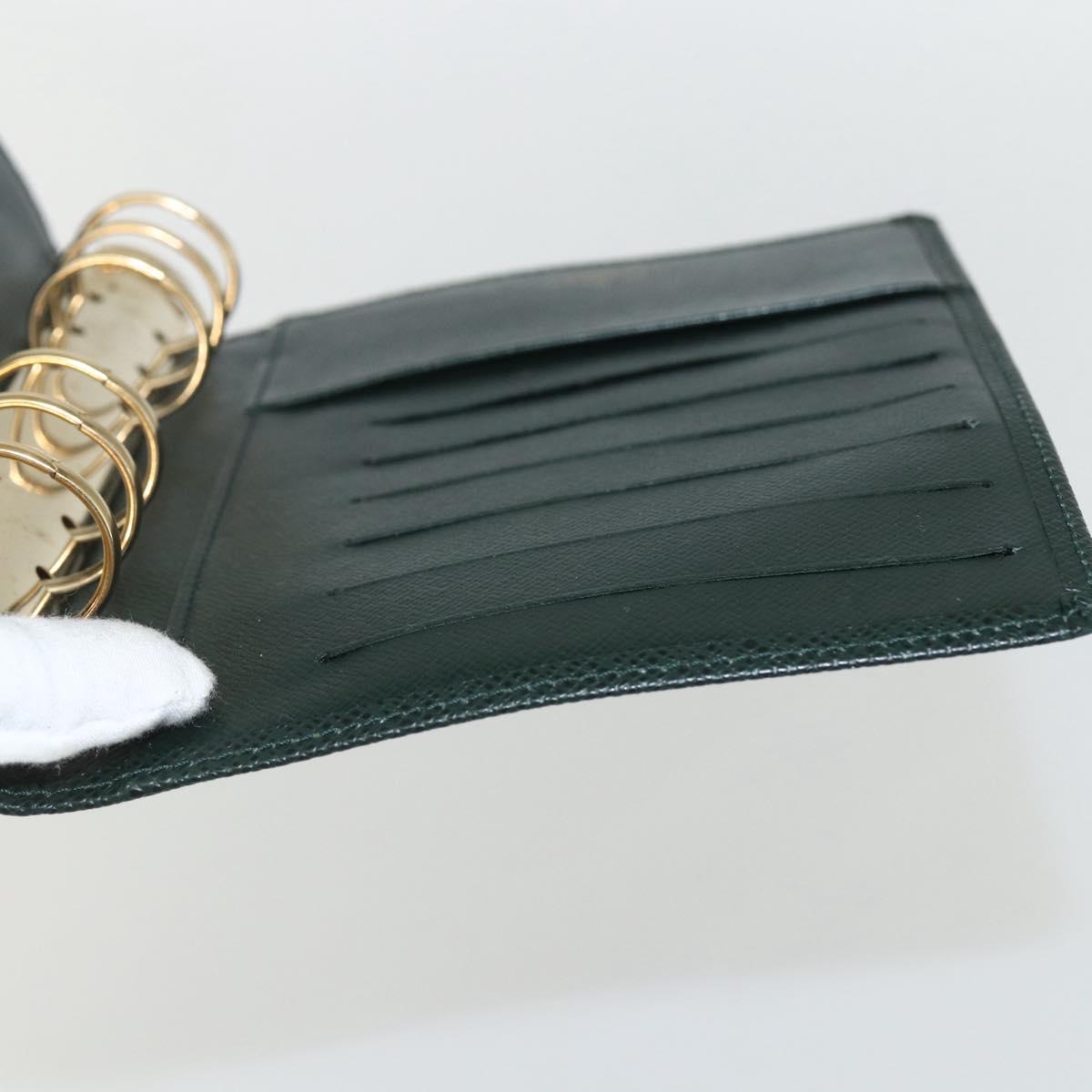 LOUIS VUITTON Taiga Agenda MM Day Planner Cover Epicea R20403 LV Auth bs31338