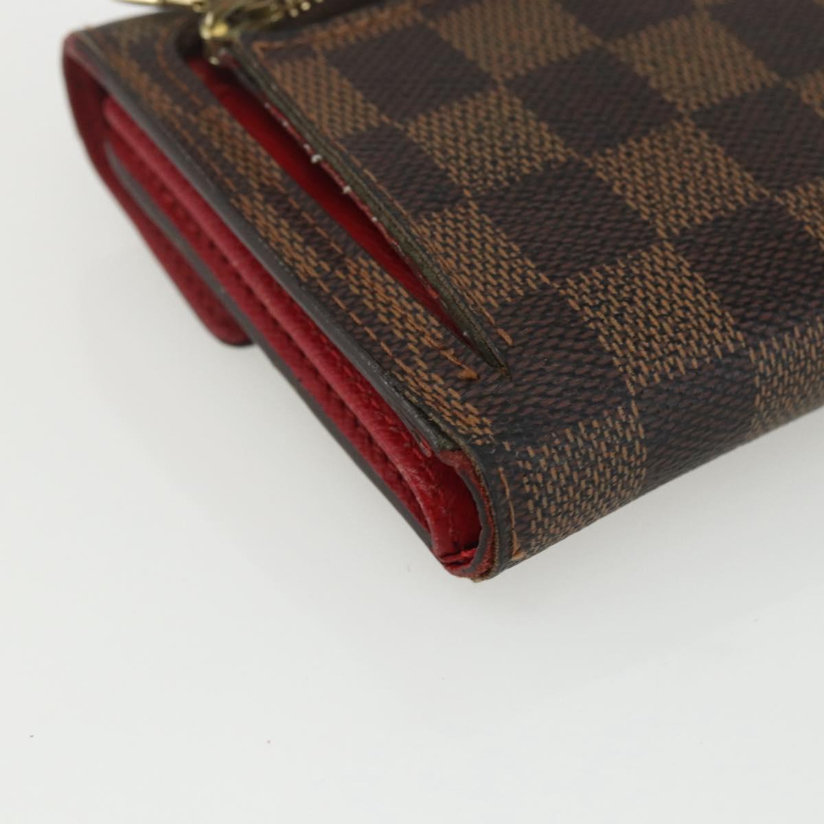 LOUIS VUITTON Damier Ebene Portefeuille Koala Bifold Wallet N60005 Auth bs31340