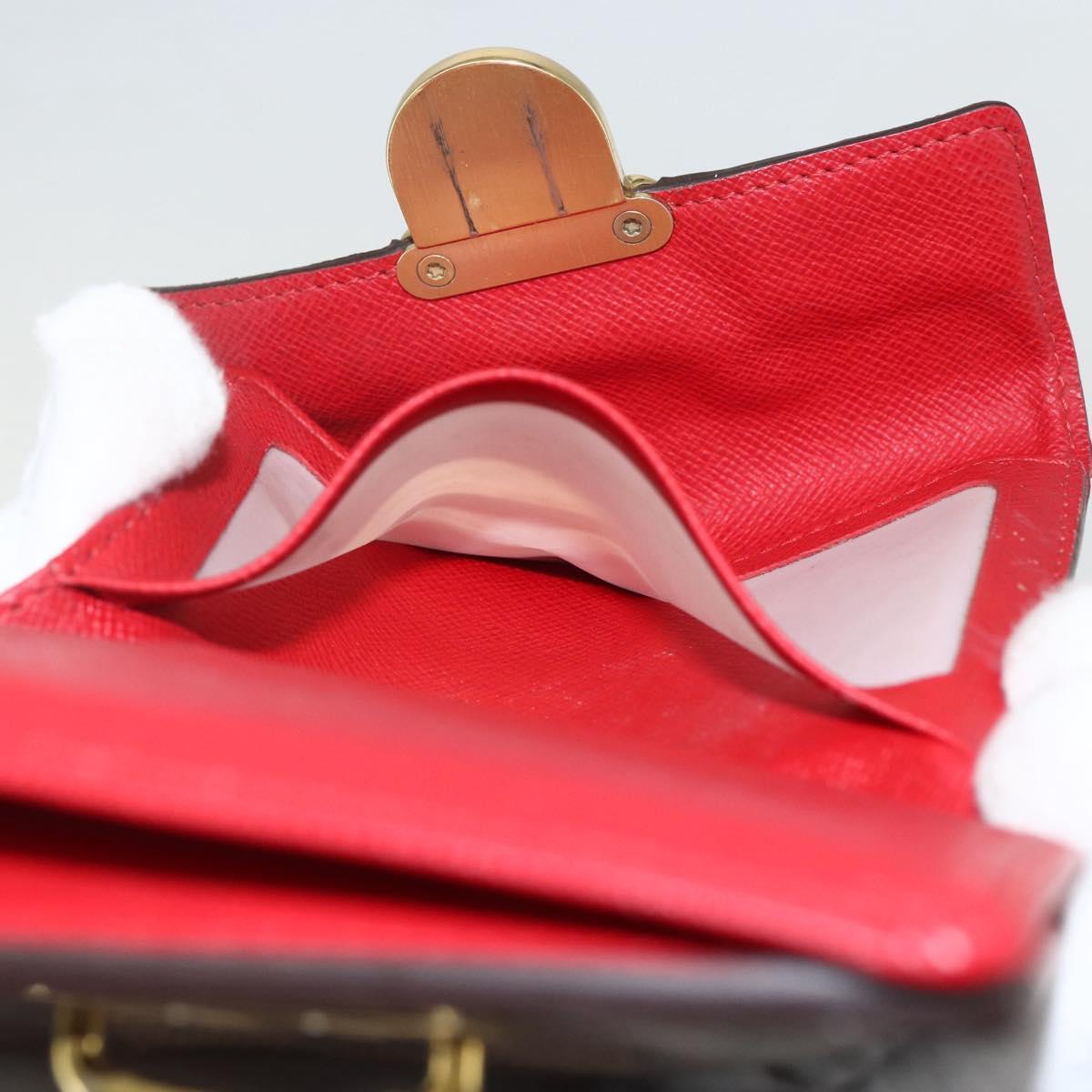 LOUIS VUITTON Damier Ebene Portefeuille Koala Bifold Wallet N60005 Auth bs31340