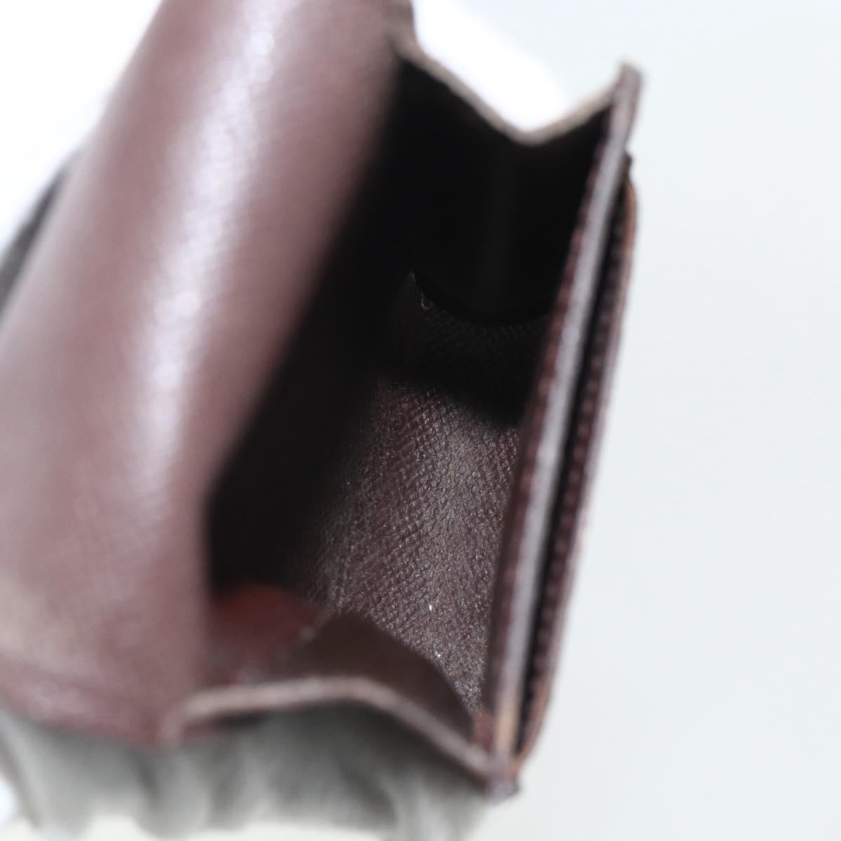 LOUIS VUITTON Damier Ebene Etui Cigarette Case N63024 LV Auth bs31341