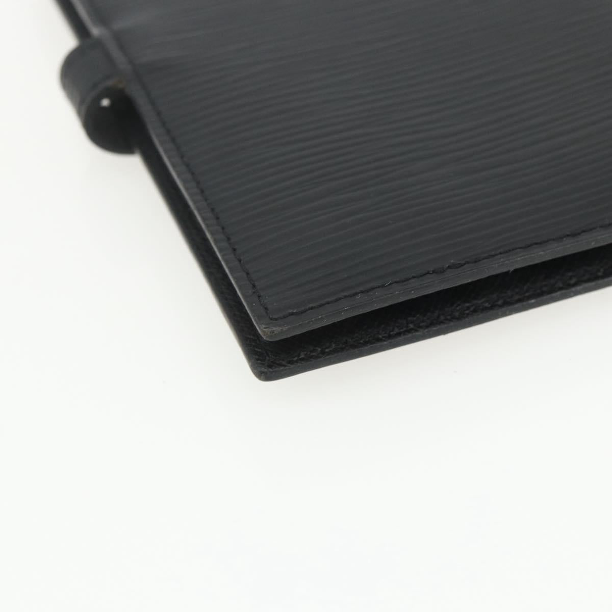 LOUIS VUITTON Epi Z Agenda PM Day Planner Cover Black R20092 LV Auth bs31342