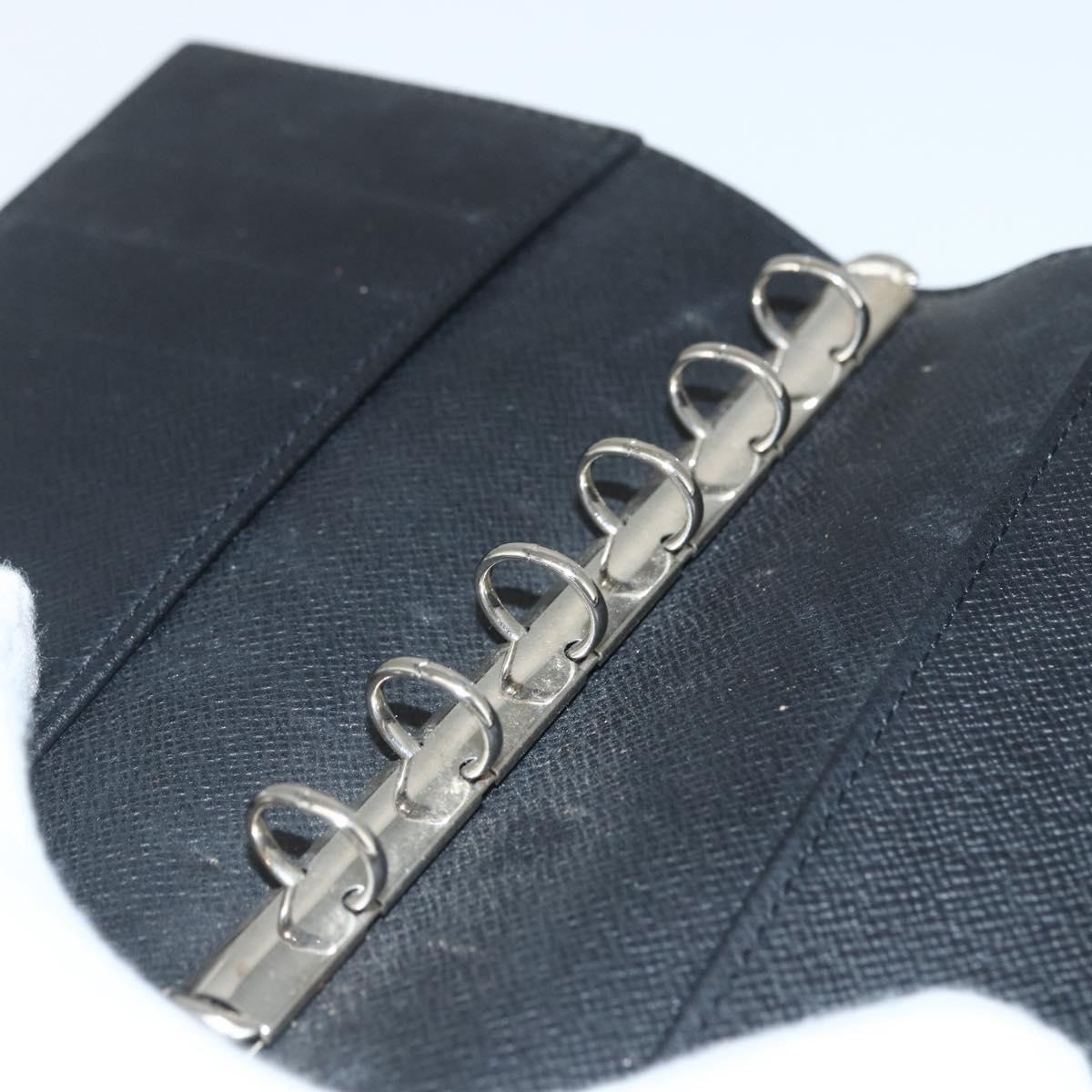 LOUIS VUITTON Epi Z Agenda PM Day Planner Cover Black R20092 LV Auth bs31342