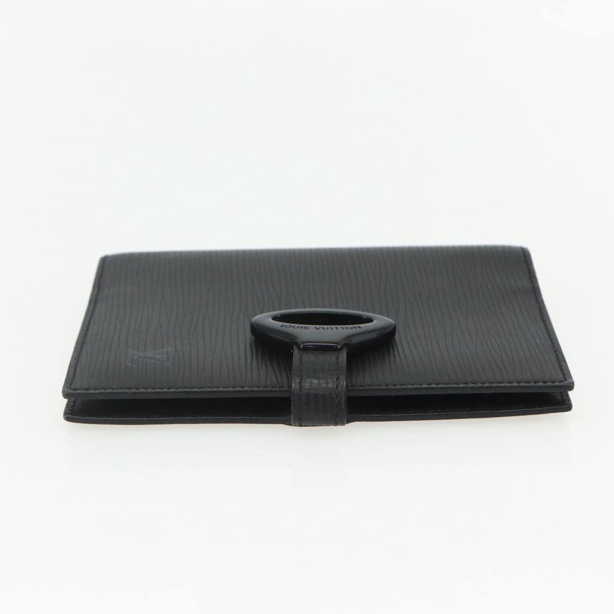 LOUIS VUITTON Epi Z Agenda PM Day Planner Cover Black R20092 LV Auth bs31342
