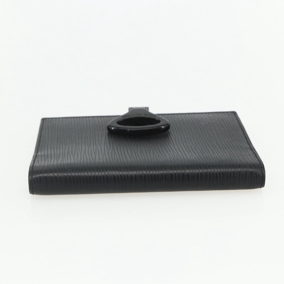 LOUIS VUITTON Epi Z Agenda PM Day Planner Cover Black R20092 LV Auth bs31342