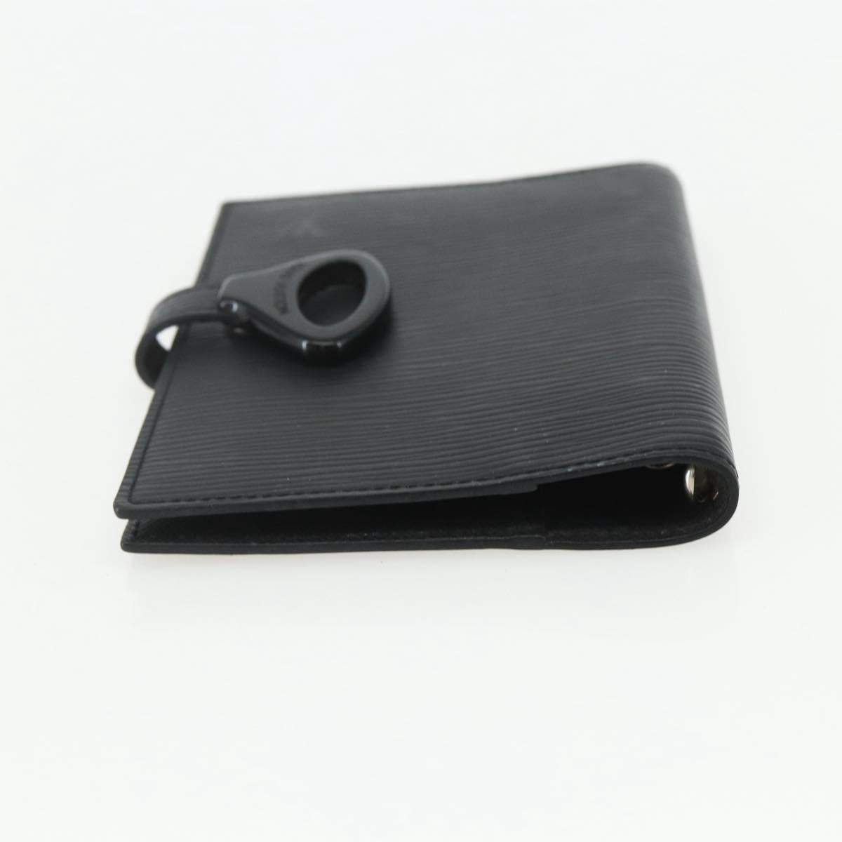 LOUIS VUITTON Epi Z Agenda PM Day Planner Cover Black R20092 LV Auth bs31342