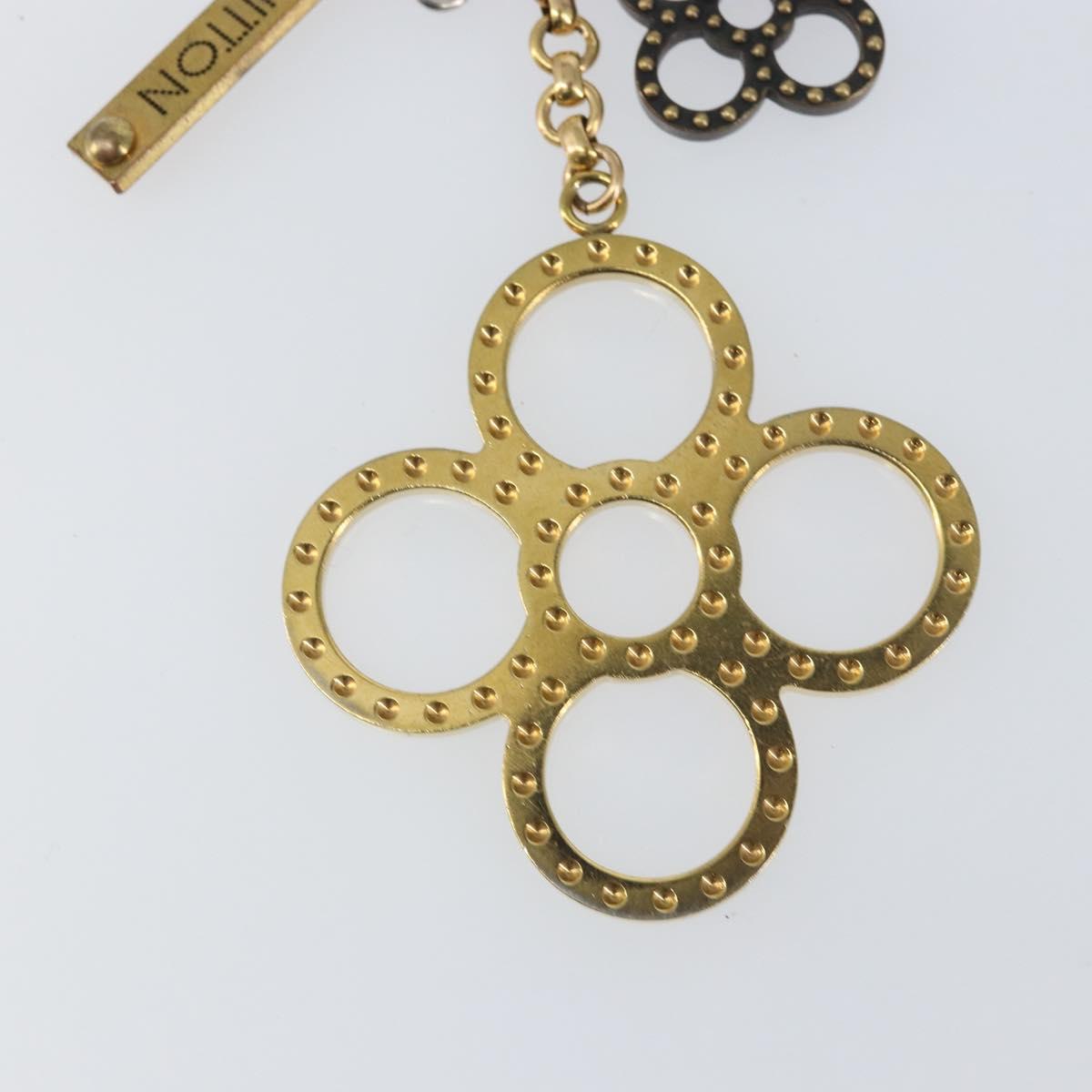 LOUIS VUITTON Bijou Sac Tapage Charm Gold Silver M65722 LV Auth bs31344