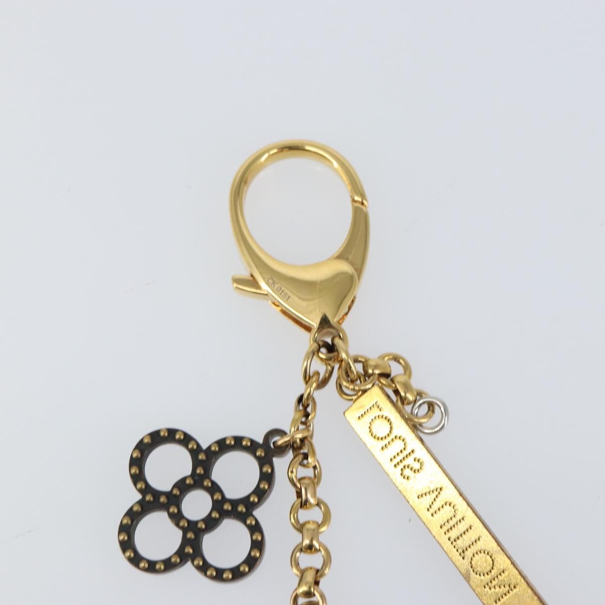 LOUIS VUITTON Bijou Sac Tapage Charm Gold Silver M65722 LV Auth bs31344