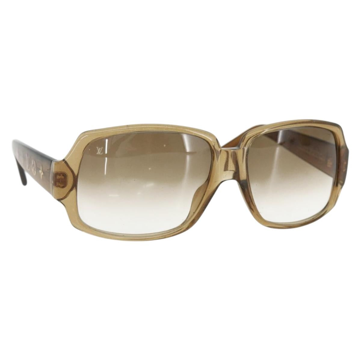 LOUIS VUITTON Sunglasses Brown Z0025E LV Auth bs31345
