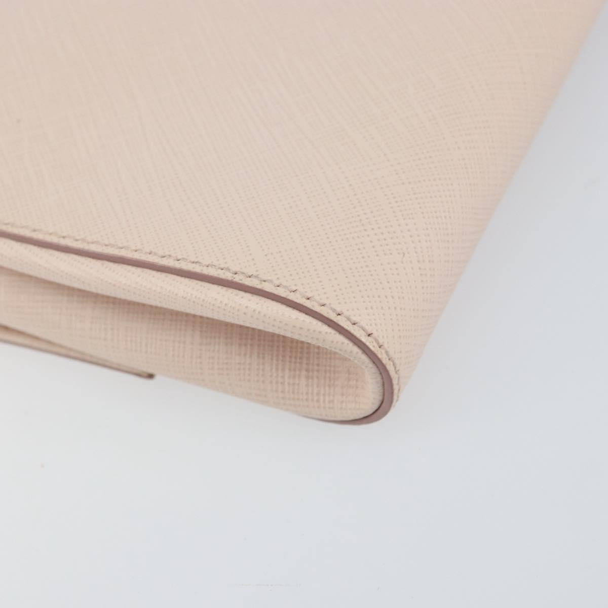 Salvatore Ferragamo Vala Shoulder Bag Leather Pink Gold Auth bs31353