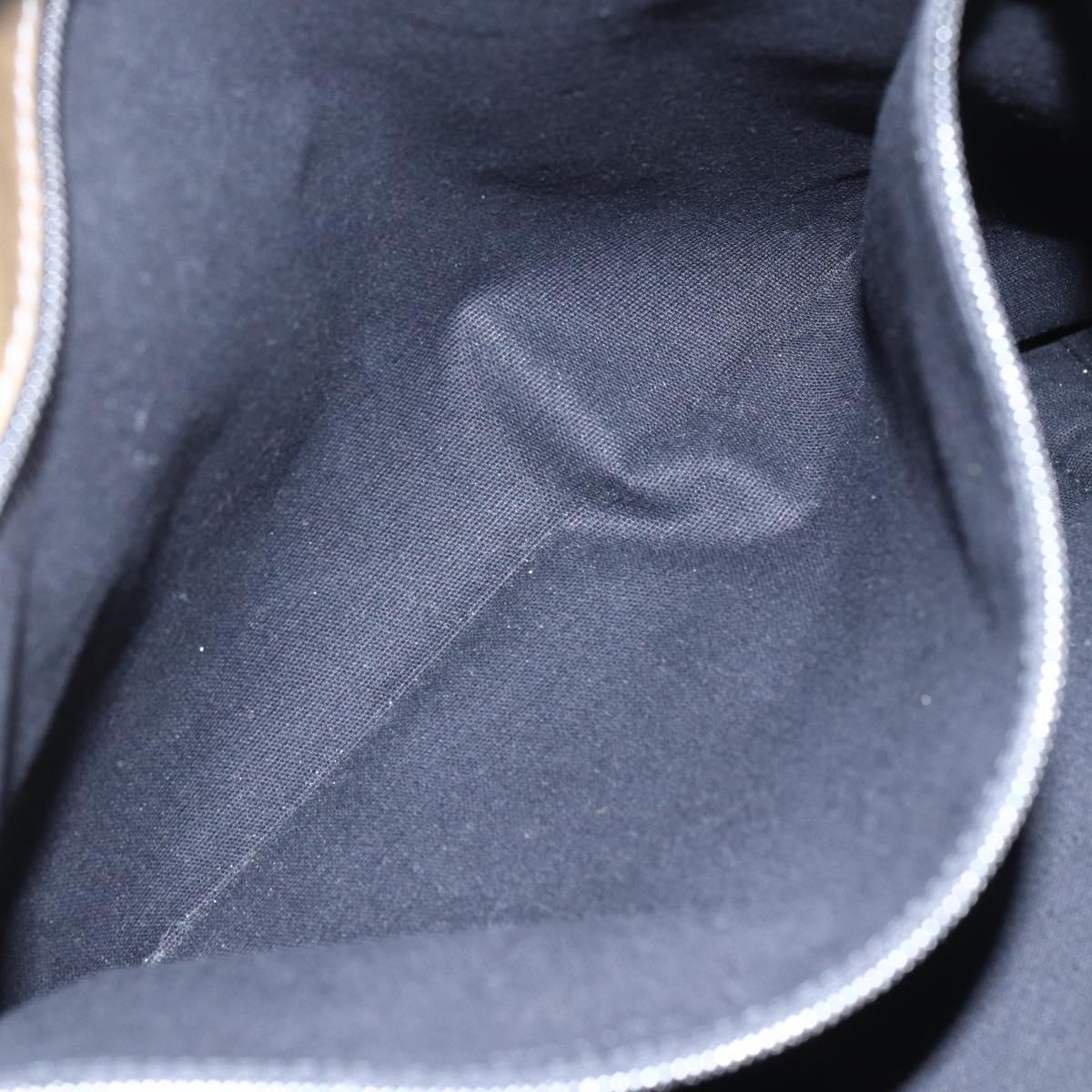 Salvatore Ferragamo Tote Bag Enamel Green Silver Auth bs31357