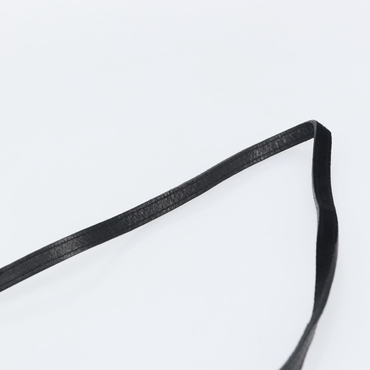 Salvatore Ferragamo Vala Shoulder Bag Suede Black Gold Auth bs31358