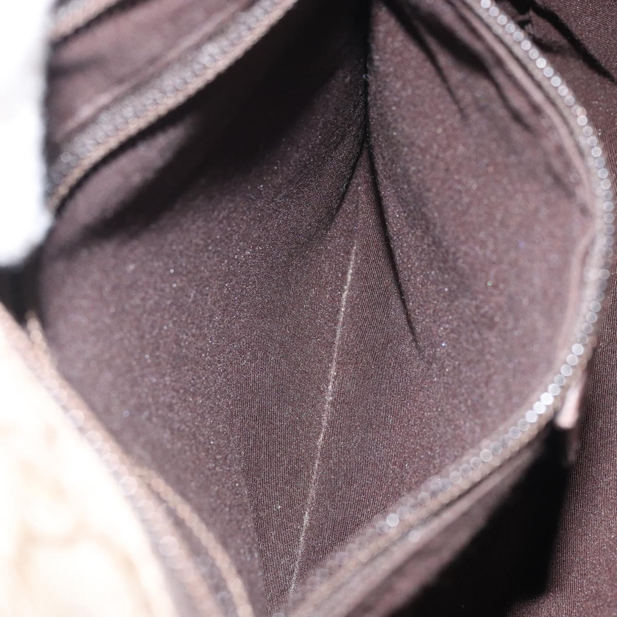 GUCCI GG Supreme Shoulder Bag PVC Beige Silver 141626 Auth bs31415