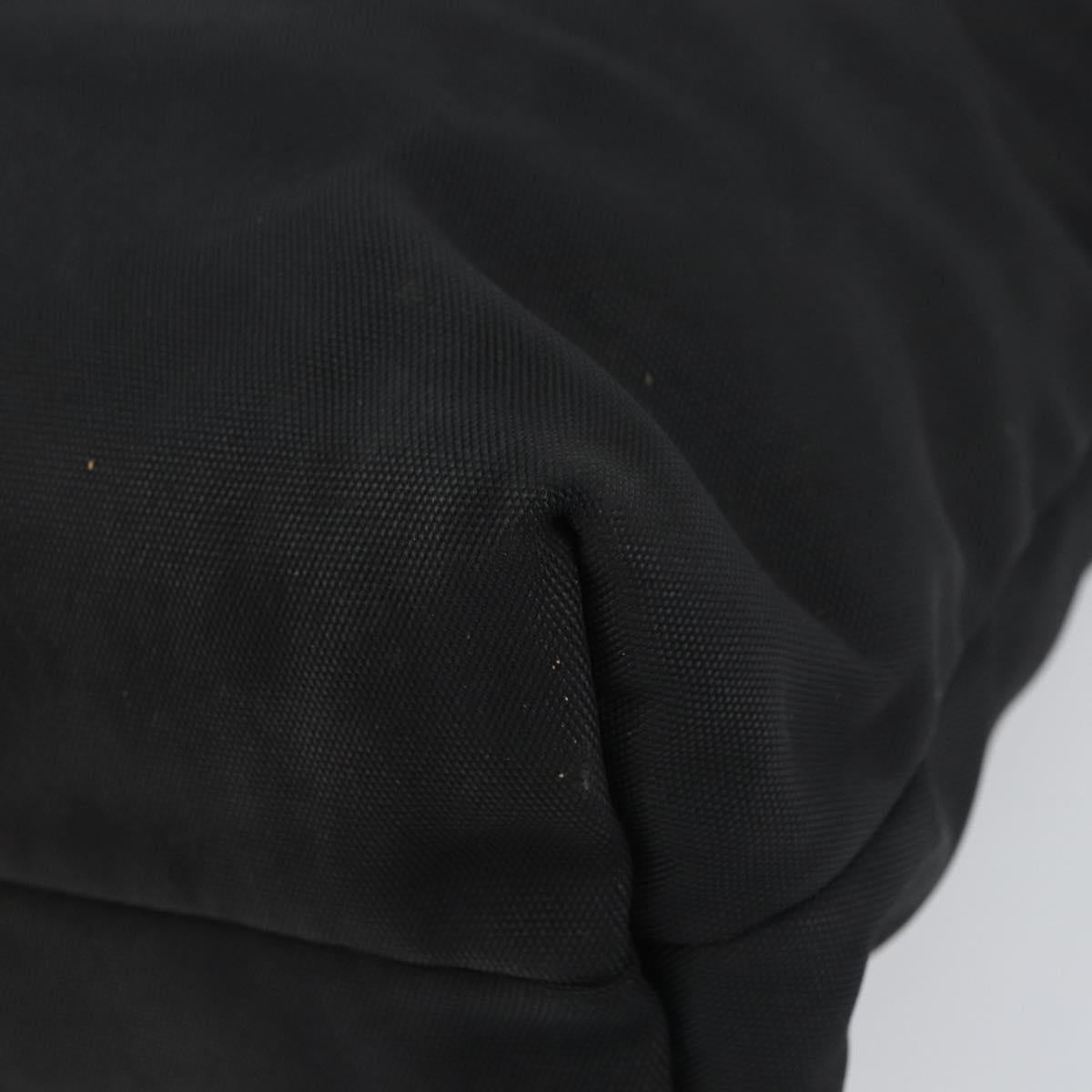 GUCCI Hand Bag Nylon Black Silver 002 2123 0457 Auth bs31419