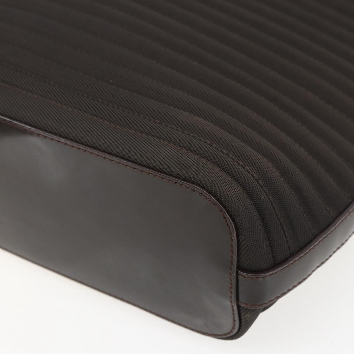 GUCCI Bamboo Hand Bag Canvas 2way Black Silver 000 1998 0588 Auth bs31433