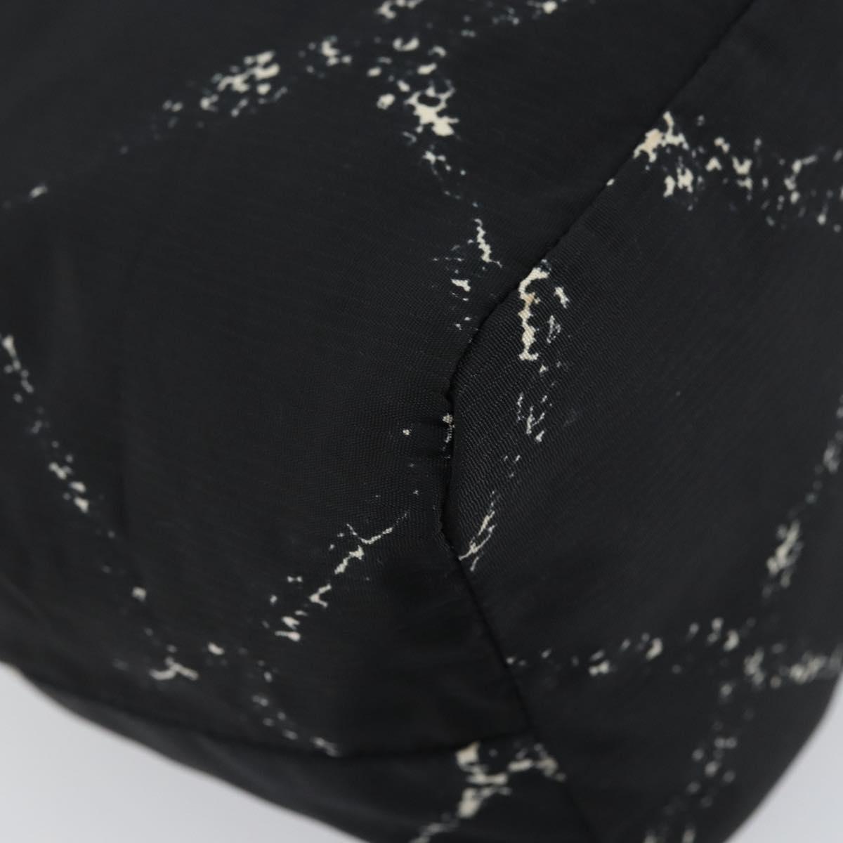 CHANEL Travel Line Purse Pouch Nylon Black CC Auth bs31438