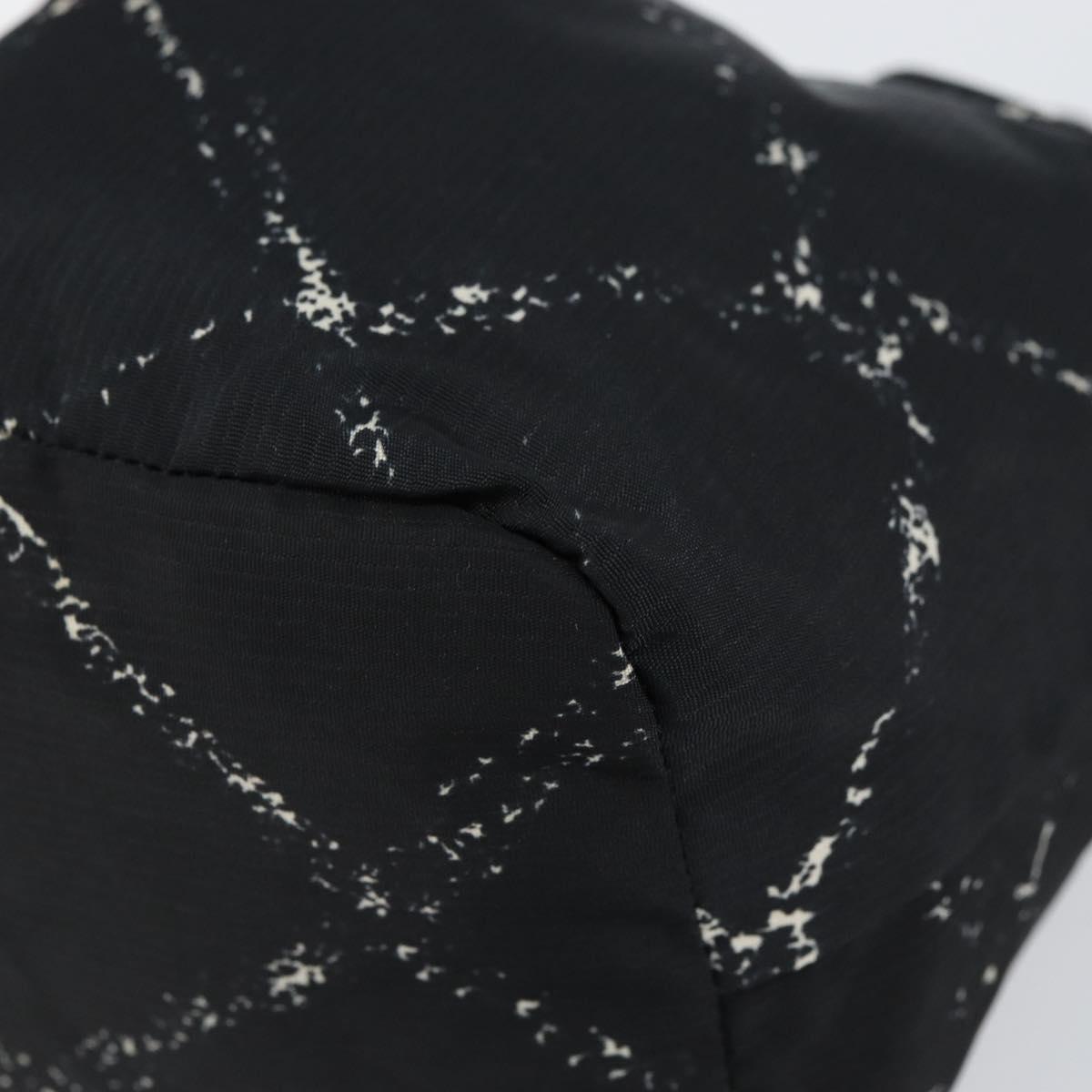 CHANEL Travel Line Purse Pouch Nylon Black CC Auth bs31438