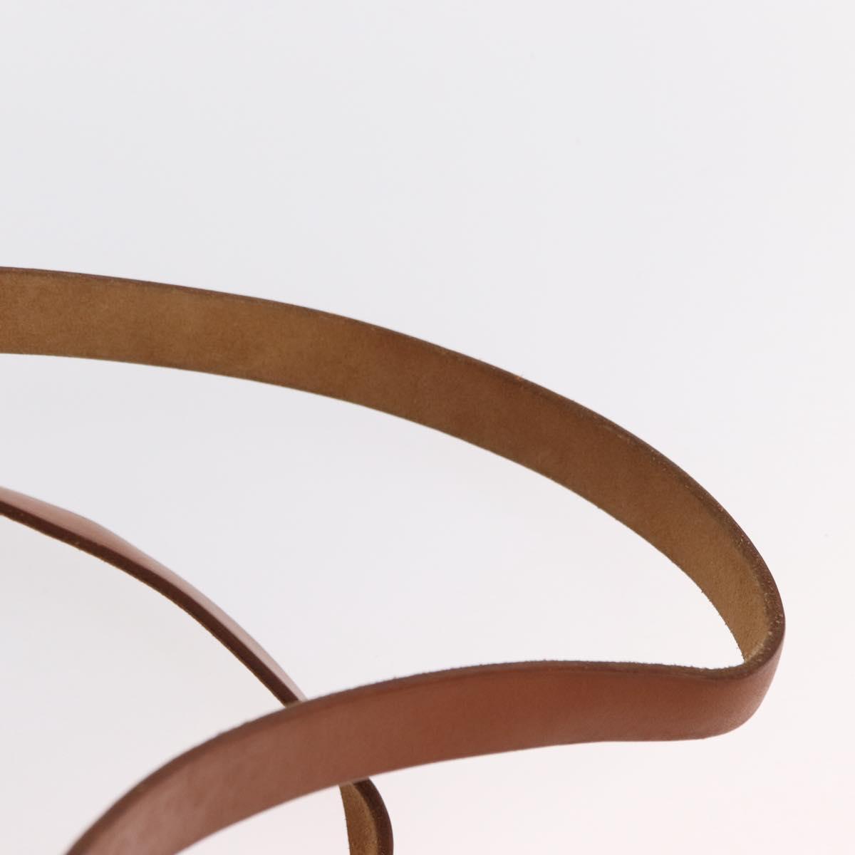 HERMES Herbag Backpack Canvas Leather Beige Silver Auth bs31446