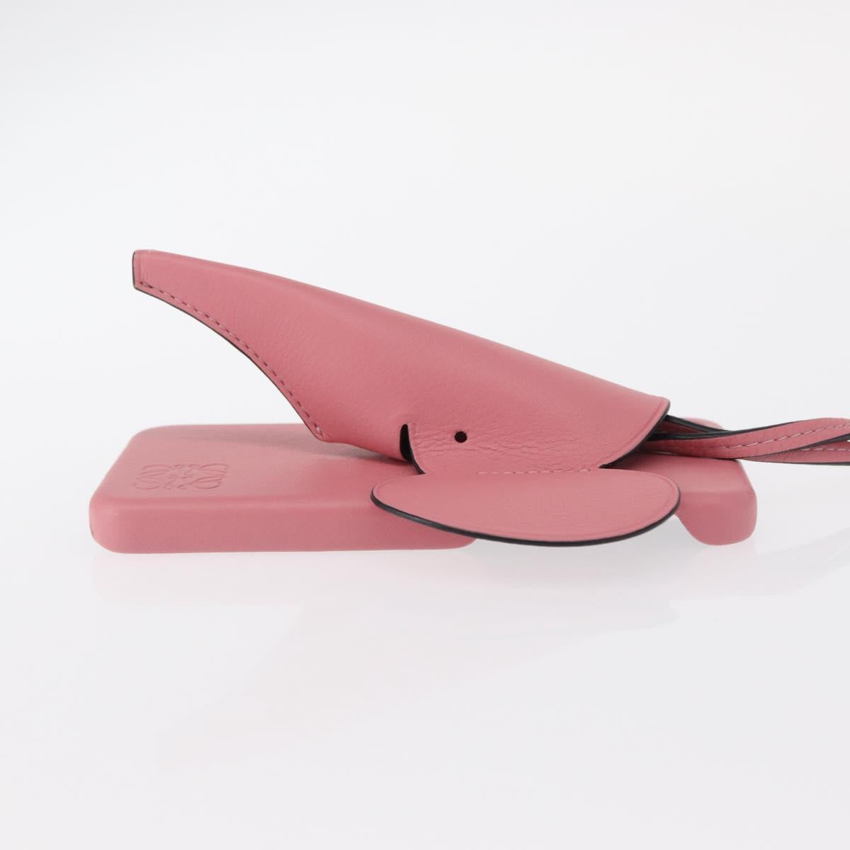 LOEWE iPhone Case Leather Pink Auth bs31447