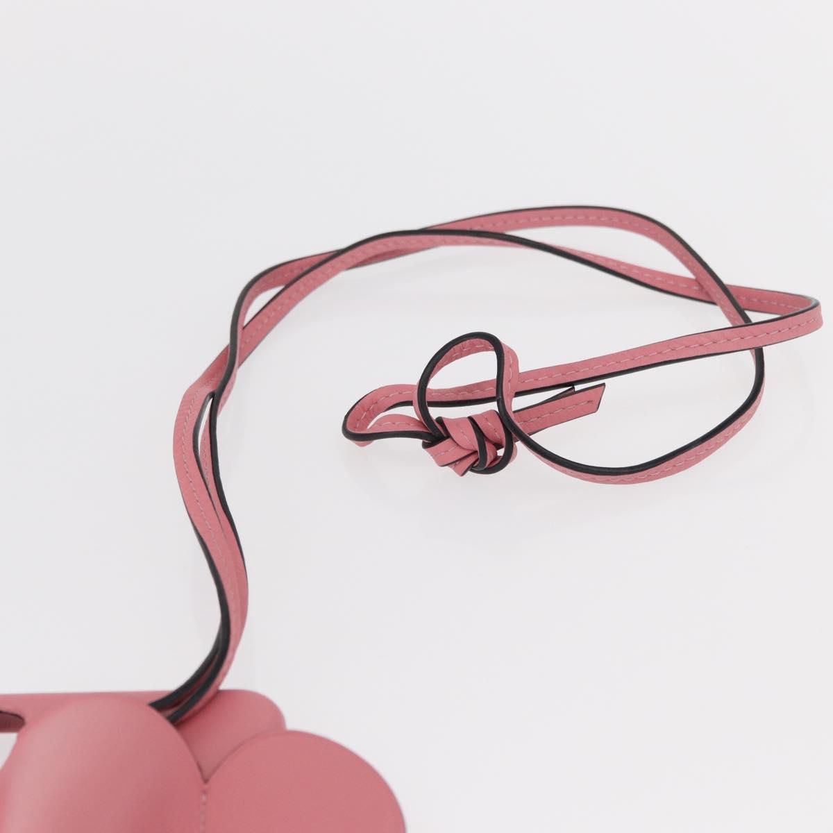 LOEWE iPhone Case Leather Pink Auth bs31447