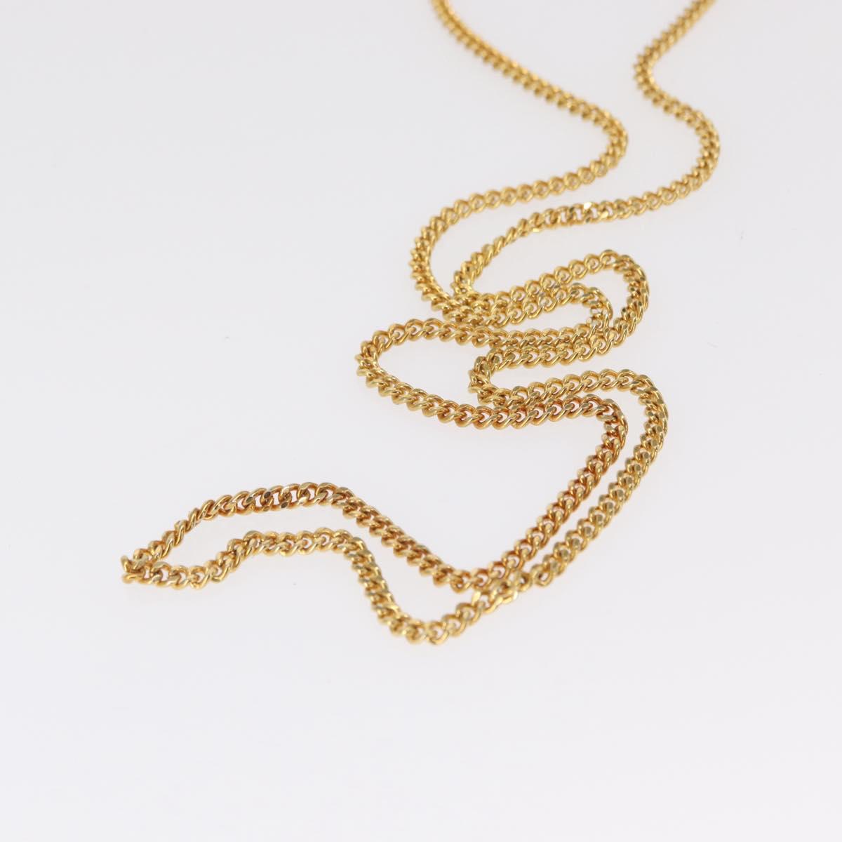 CHANEL Mini Matelasse Chain Pouch Cotton Pink Gold CC Auth bs31450