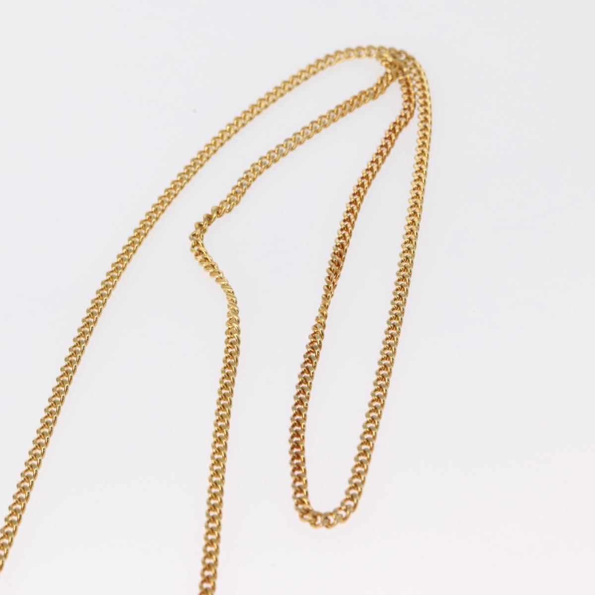 CHANEL Mini Matelasse Chain Pouch Cotton Pink Gold CC Auth bs31450