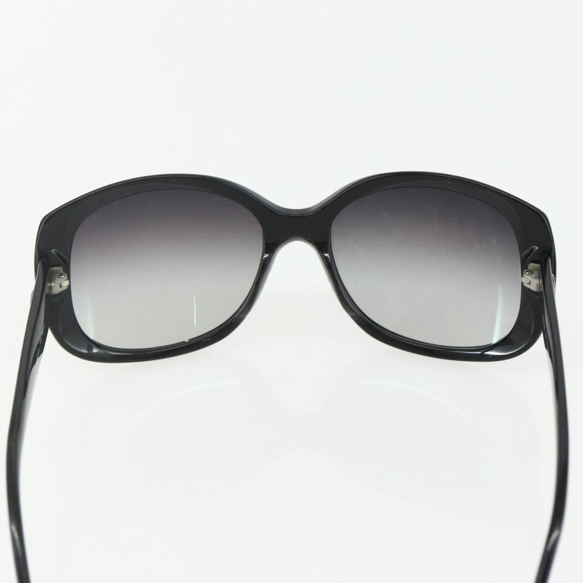 CHANEL Sunglasses plastic Black CC Auth bs31457