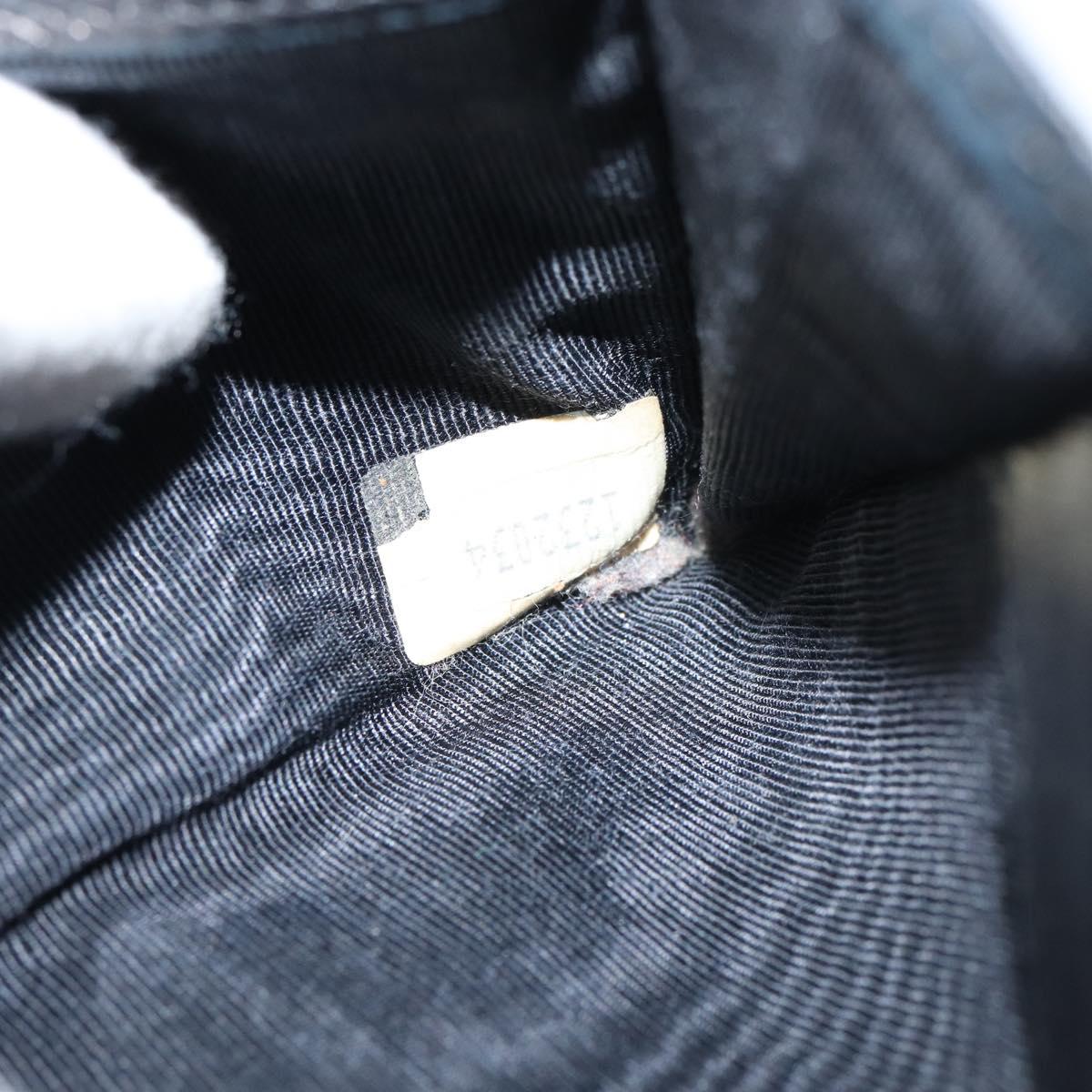 CHANEL Bicolore Long Wallet Lamb Skin Black Silver CC Auth bs31462