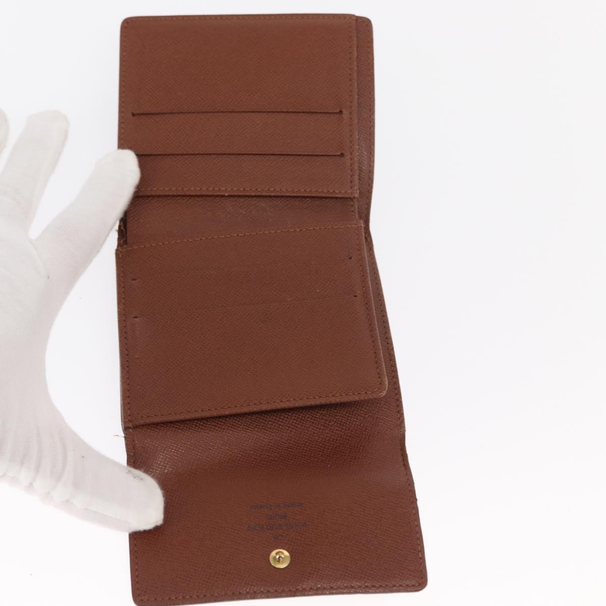 LOUIS VUITTON Monogram Wallet 3 Set LV Auth bs31474