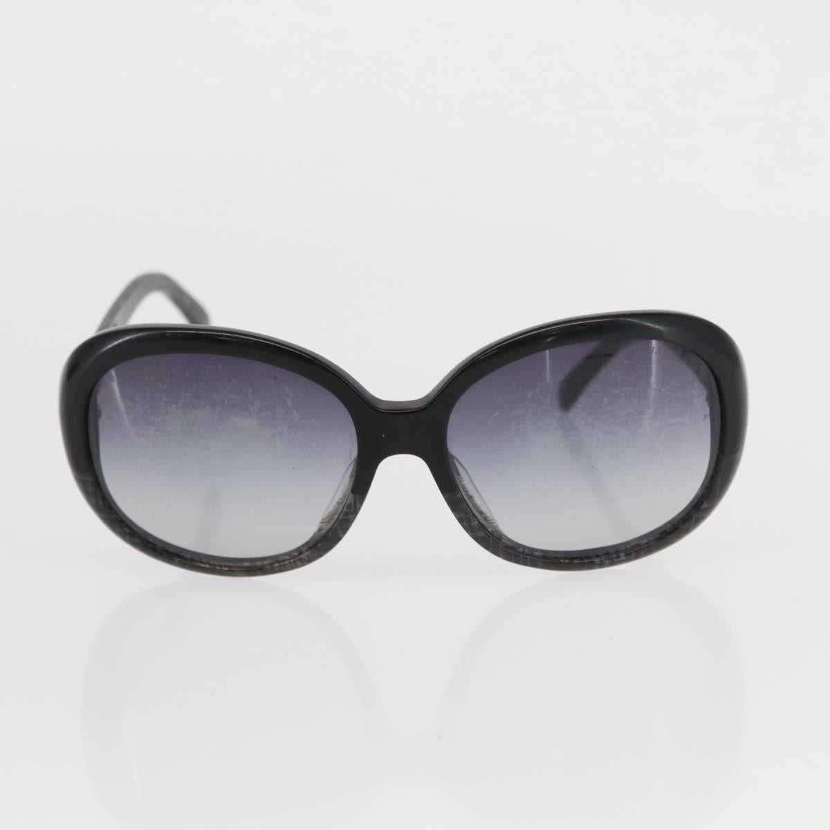 CHANEL Sunglasses plastic 2 Set Brown White CC Auth bs31489