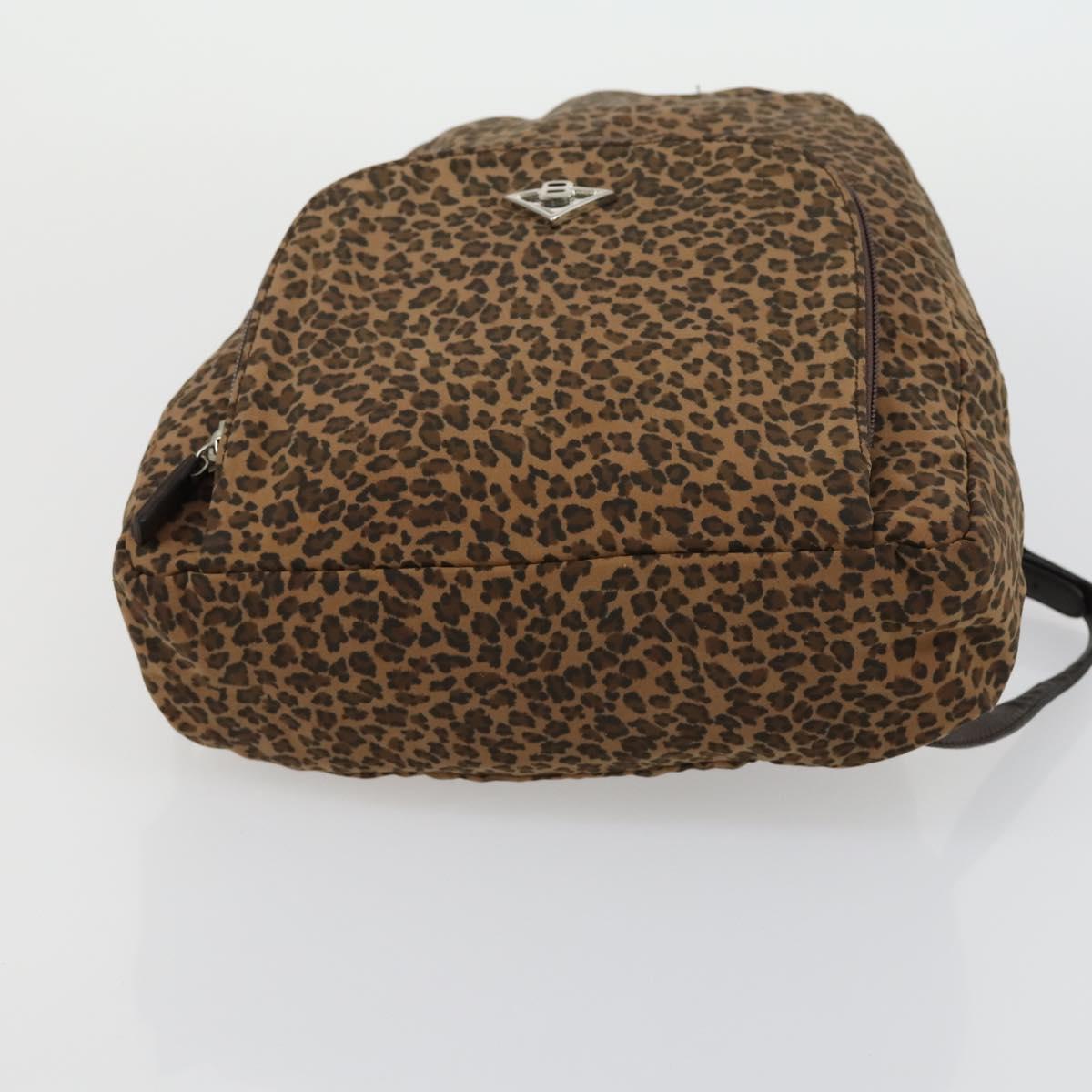 BOTTEGA VENETA Shoulder Bag Nylon 3 Set Blue Brown Auth bs31499