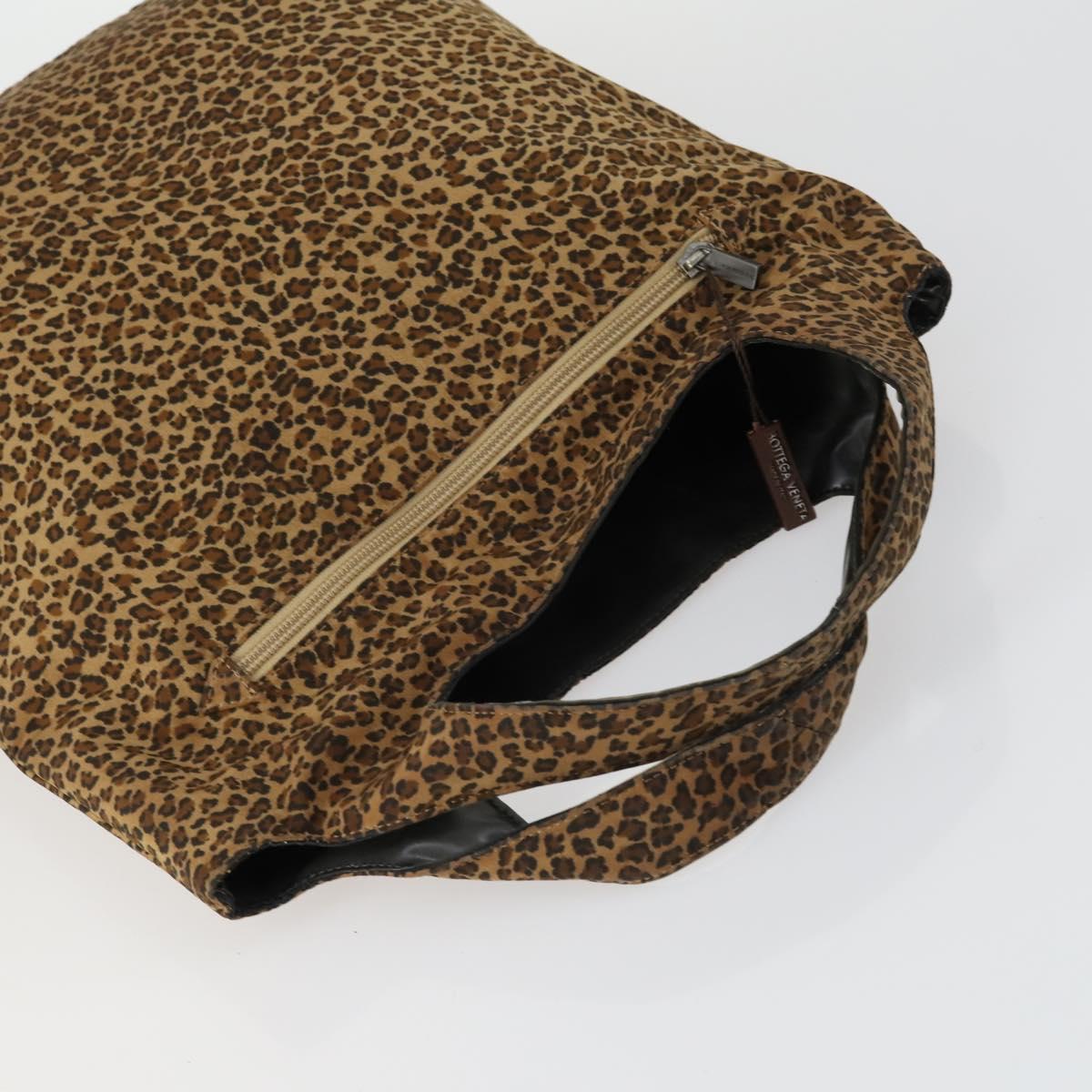 BOTTEGA VENETA Shoulder Bag Nylon 3 Set Blue Brown Auth bs31499