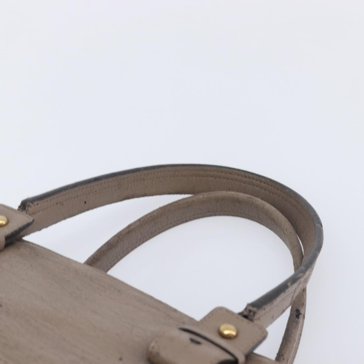 Chloe Tote Bag Leather 2 Set Black Beige Auth bs31501