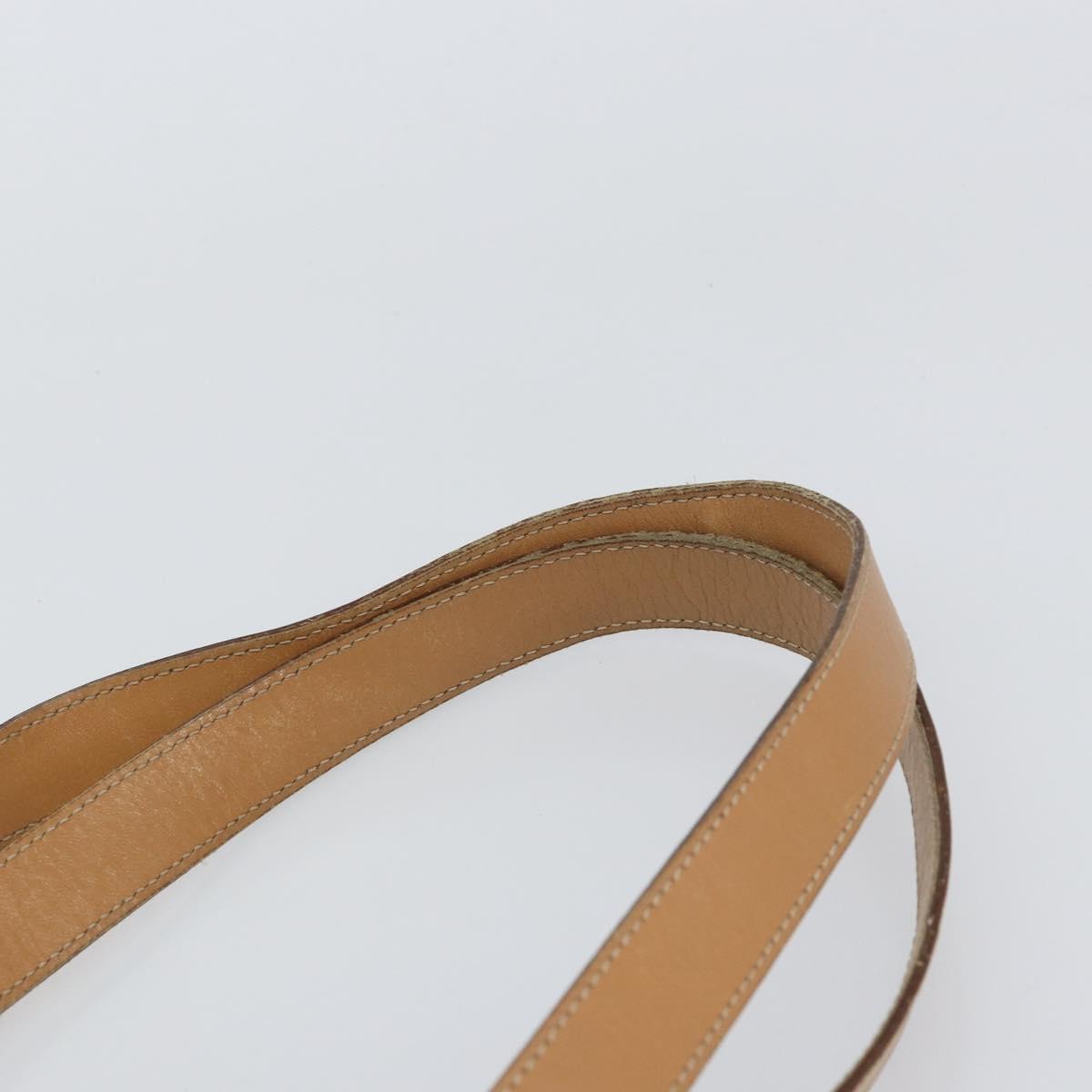CELINE Macadam Canvas Tote Bag PVC Leather Brown Gold Auth bs31514