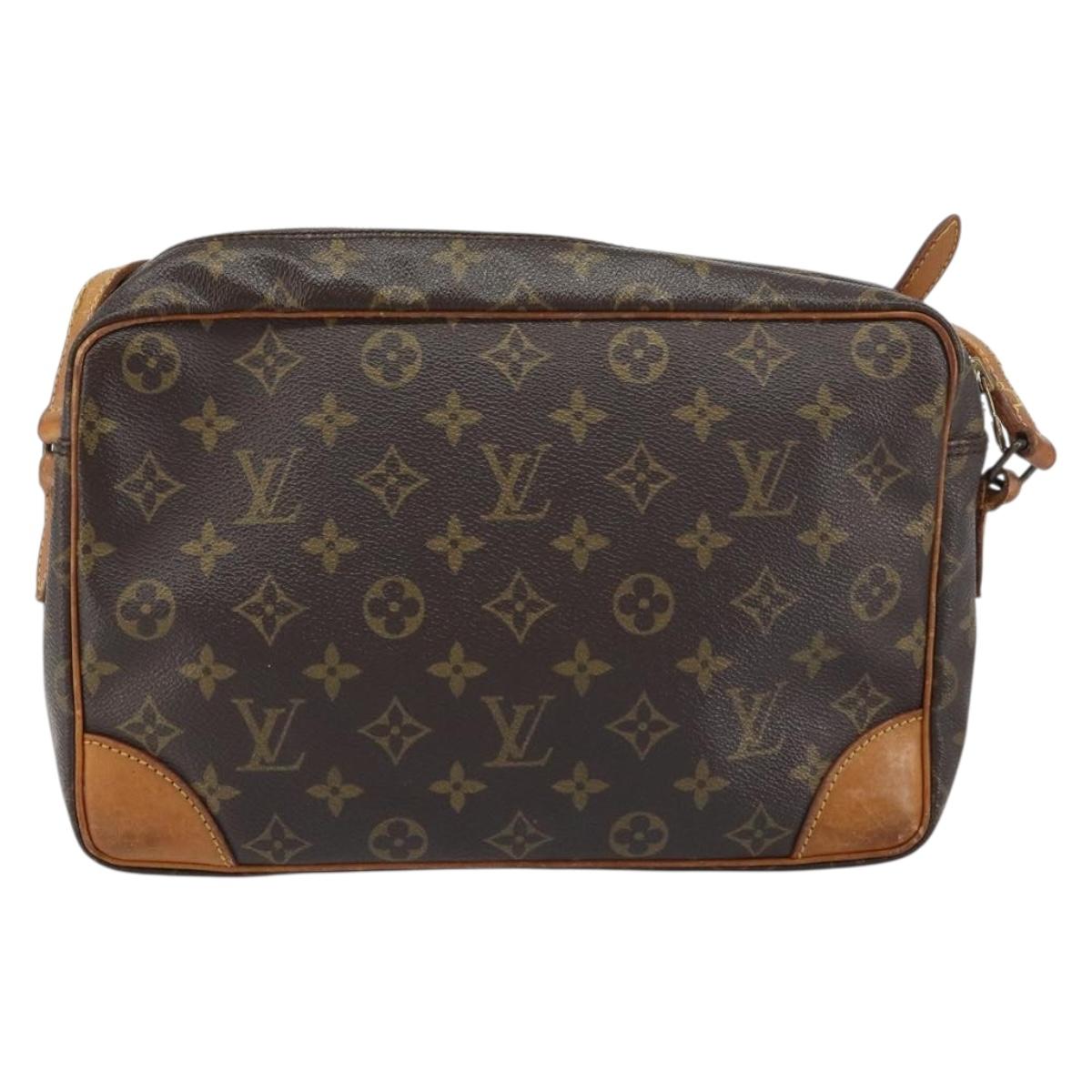 LOUIS VUITTON Monogram Trocadero 30 Shoulder Bag M51272 LV Auth bs31520