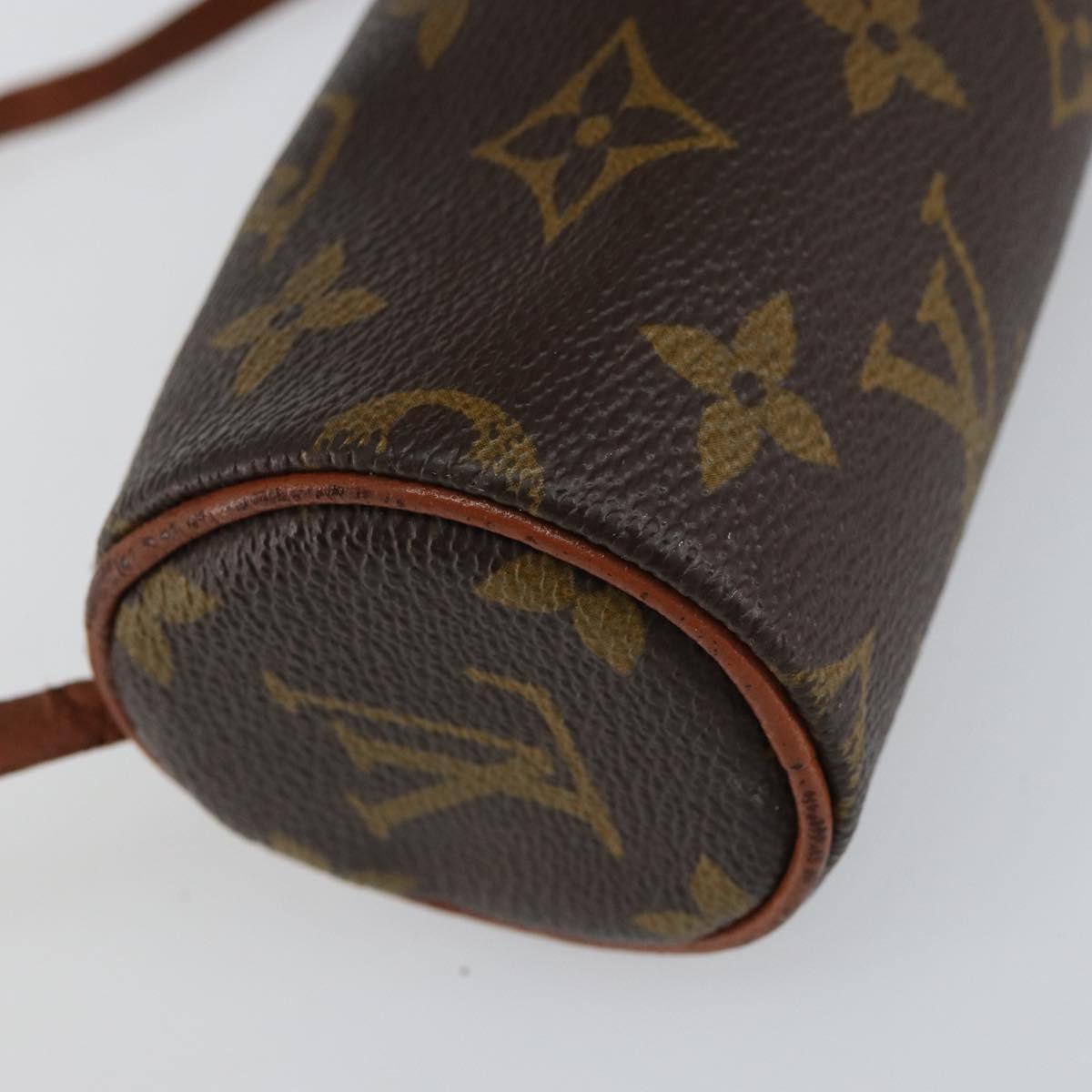 LOUIS VUITTON Monogram Papillon Pouch LV Auth bs31523