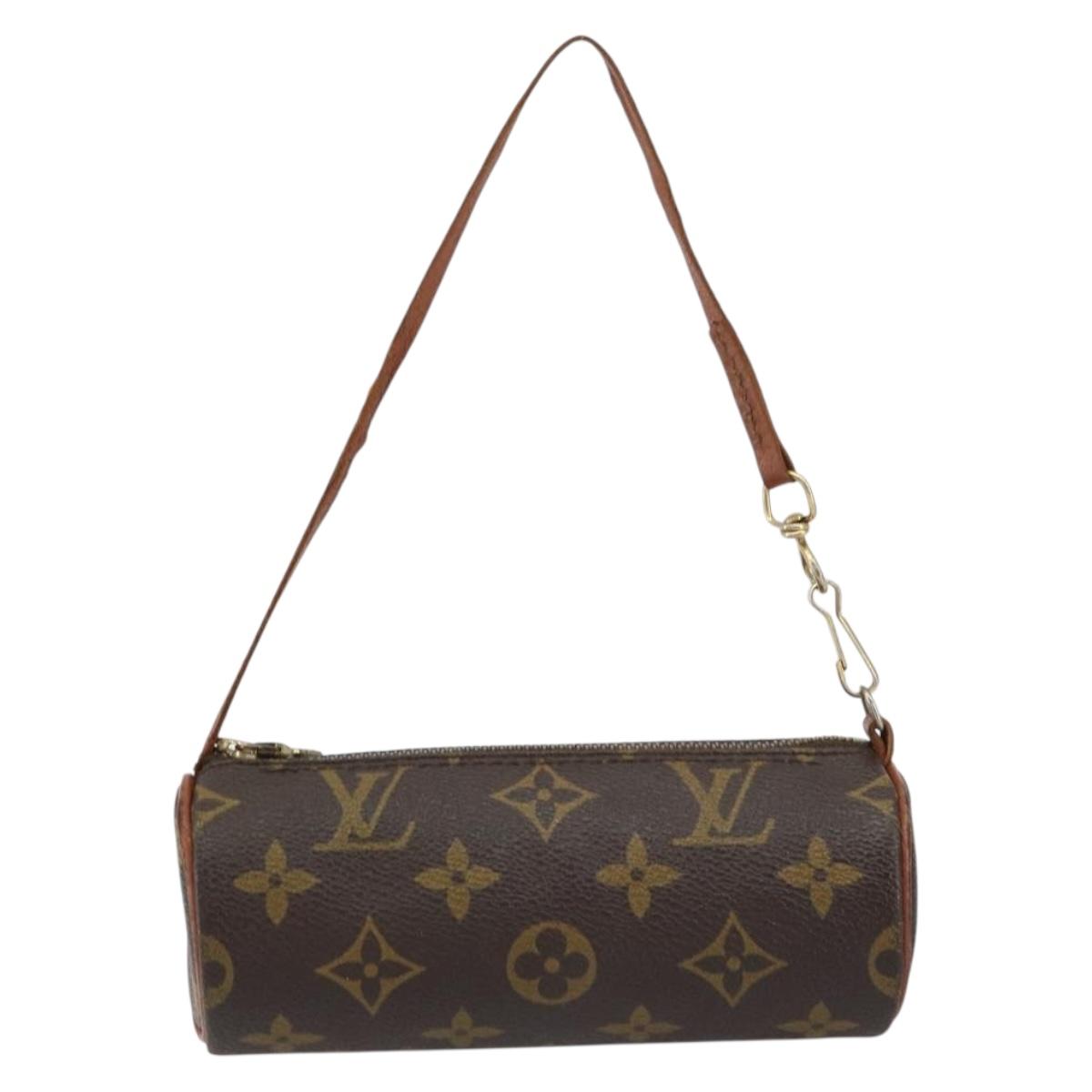 LOUIS VUITTON Monogram Papillon Pouch LV Auth bs31523