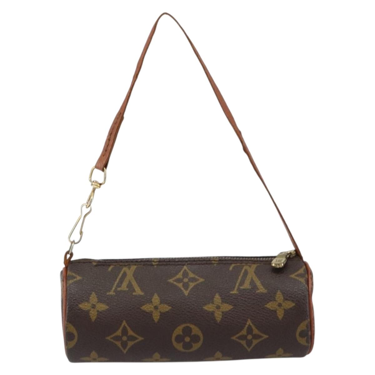 LOUIS VUITTON Monogram Papillon Pouch LV Auth bs31523