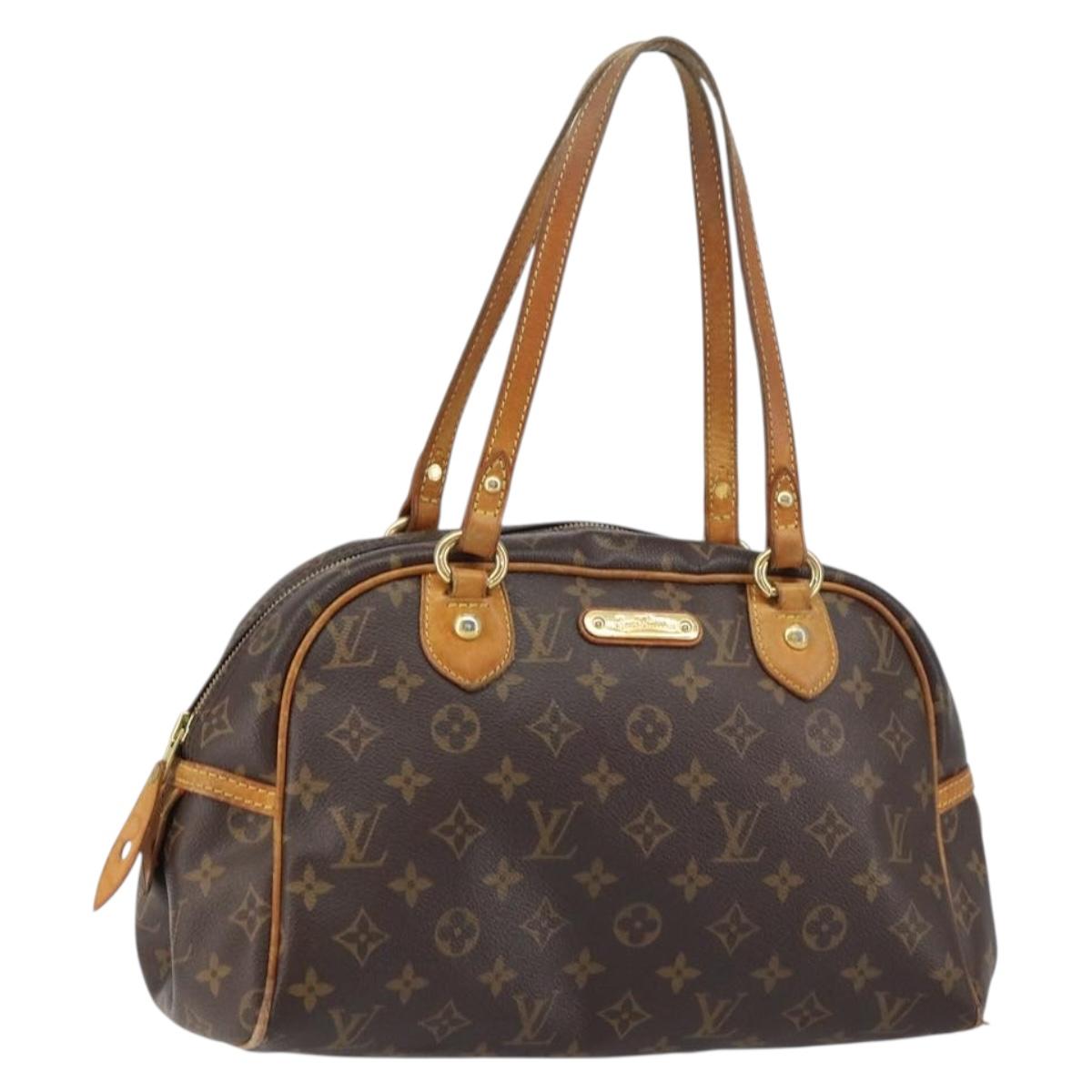 LOUIS VUITTON Monogram Montorgueil PM Hand Bag M95565 LV Auth bs31526