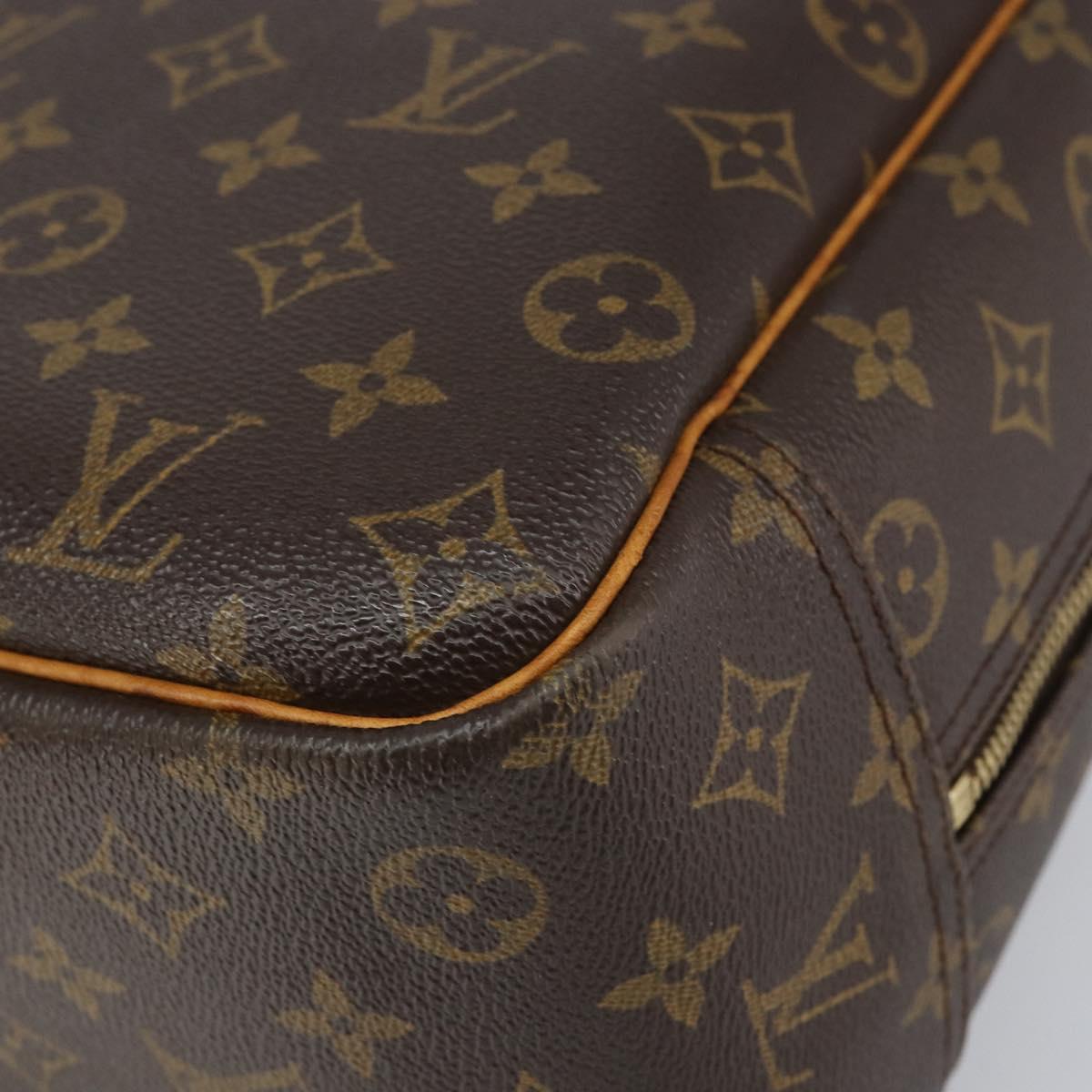 LOUIS VUITTON Monogram Deauville Hand Bag M47270 LV Auth bs31528