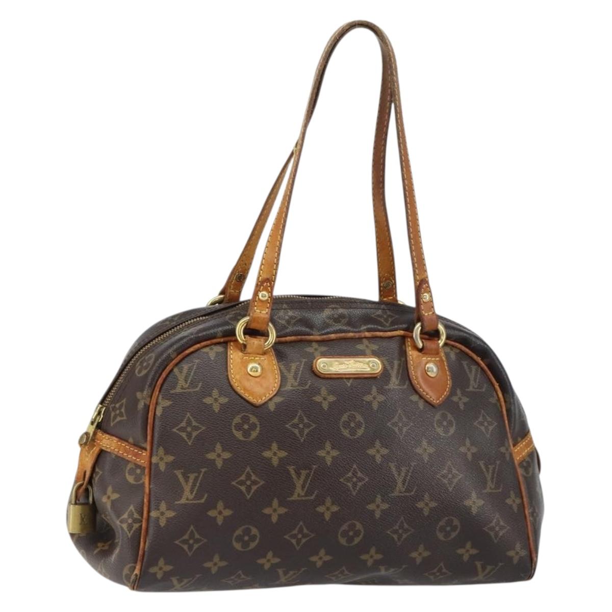 LOUIS VUITTON Monogram Montorgueil PM Hand Bag M95565 LV Auth bs31545
