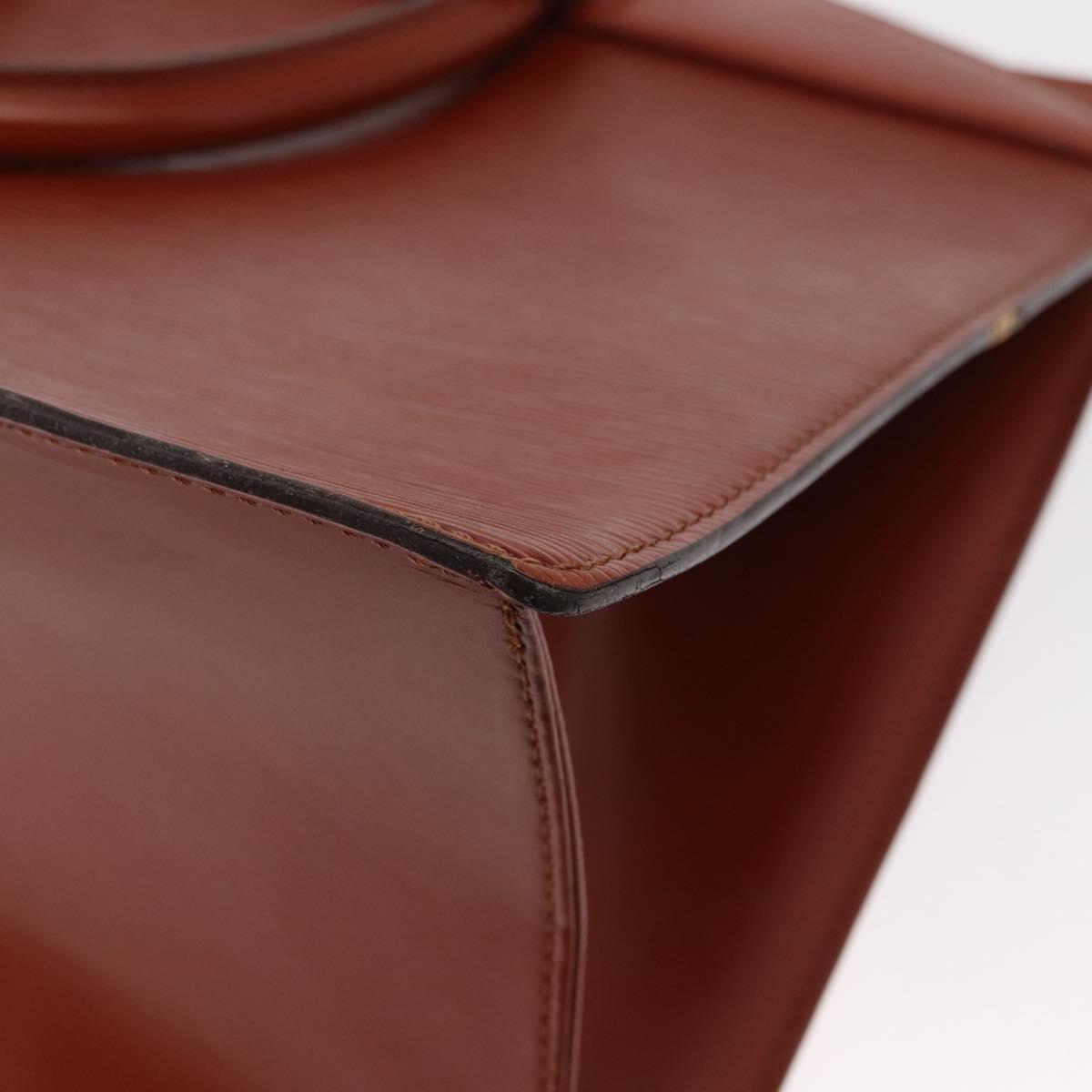 LOUIS VUITTON Epi Riviera Hand Bag Brown M48183 LV Auth bs31553
