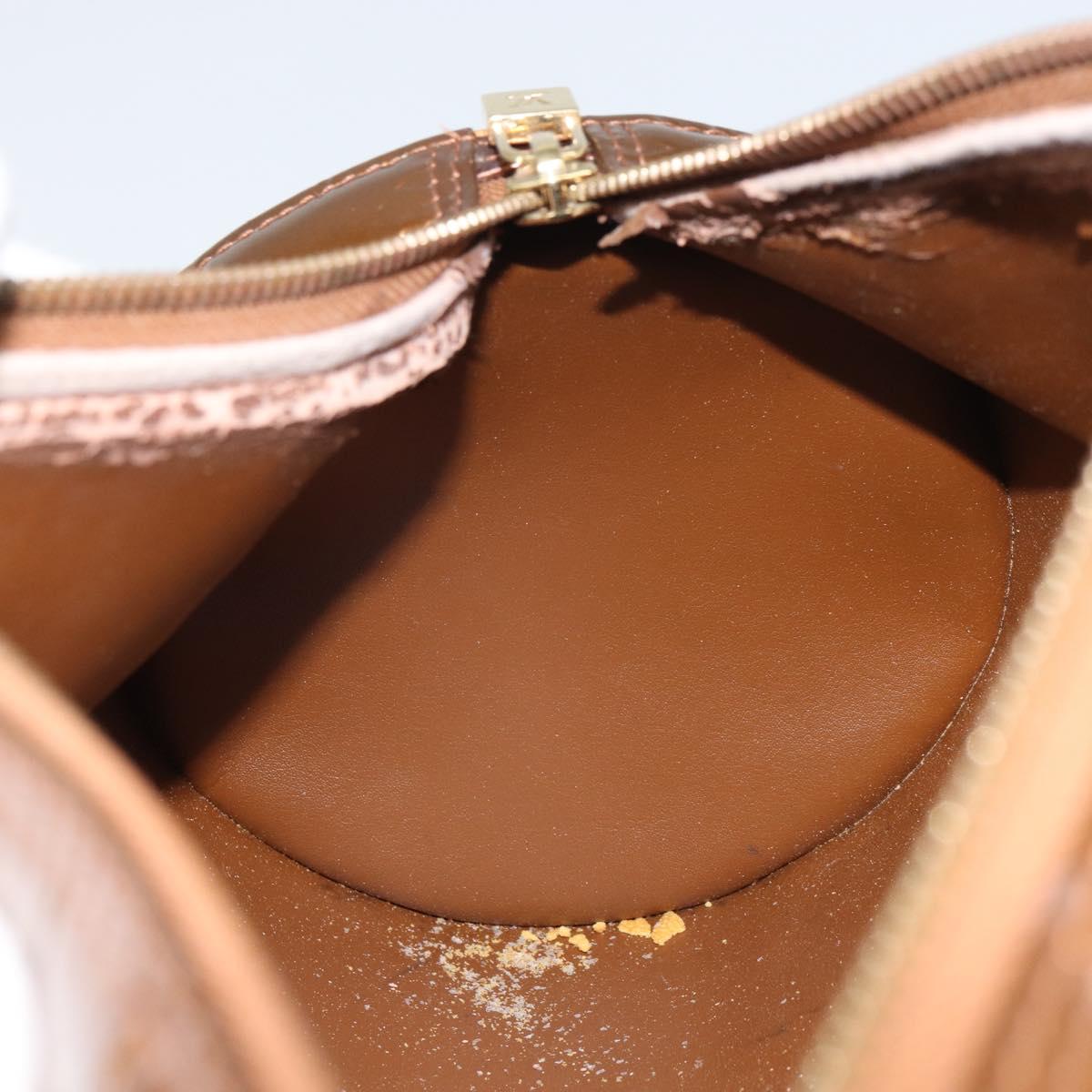 LOUIS VUITTON Monogram Vernis Bedford Hand Bag Bronze M91131 LV Auth bs31555