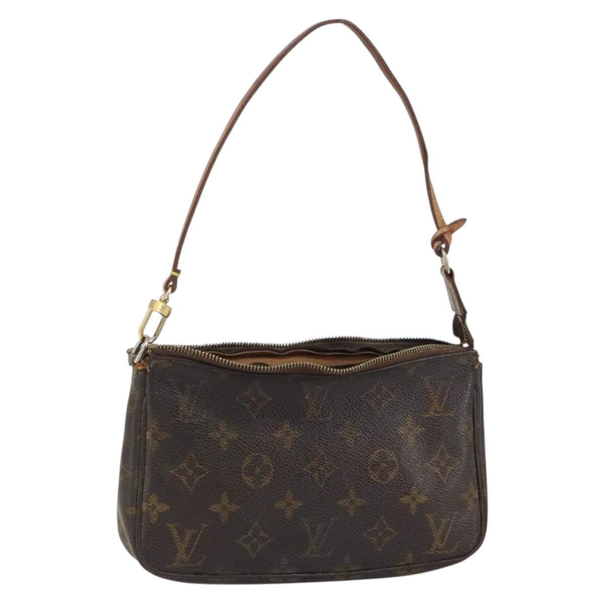 LOUIS VUITTON Monogram Pochette Accessoires Pouch M51980 LV Auth bs31557
