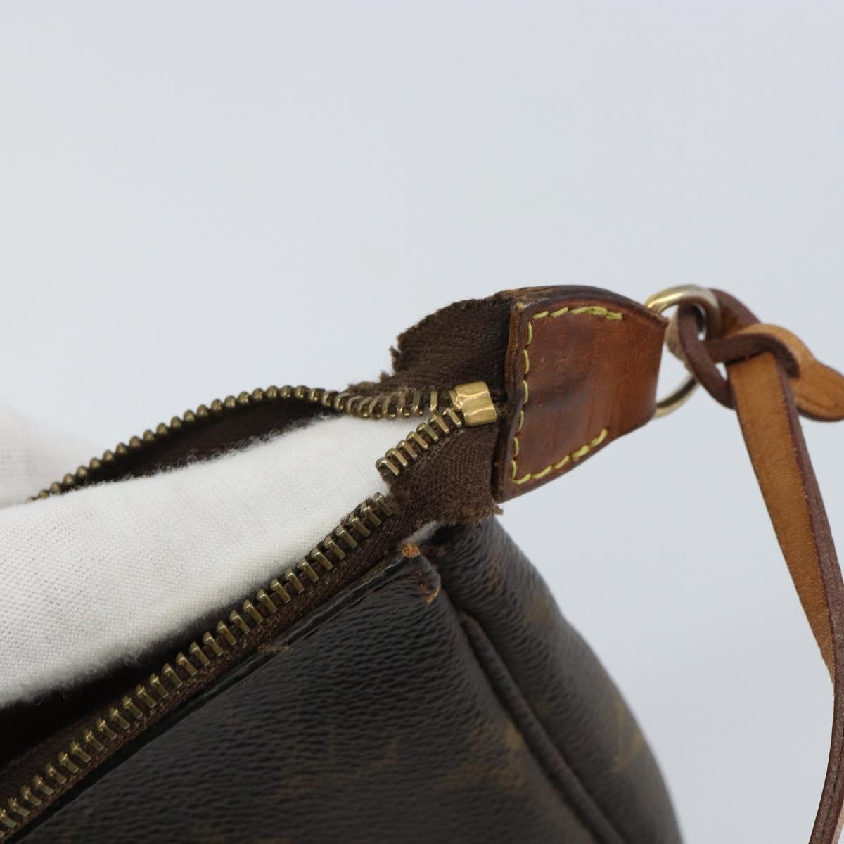 LOUIS VUITTON Monogram Pochette Accessoires Pouch M51980 LV Auth bs31557