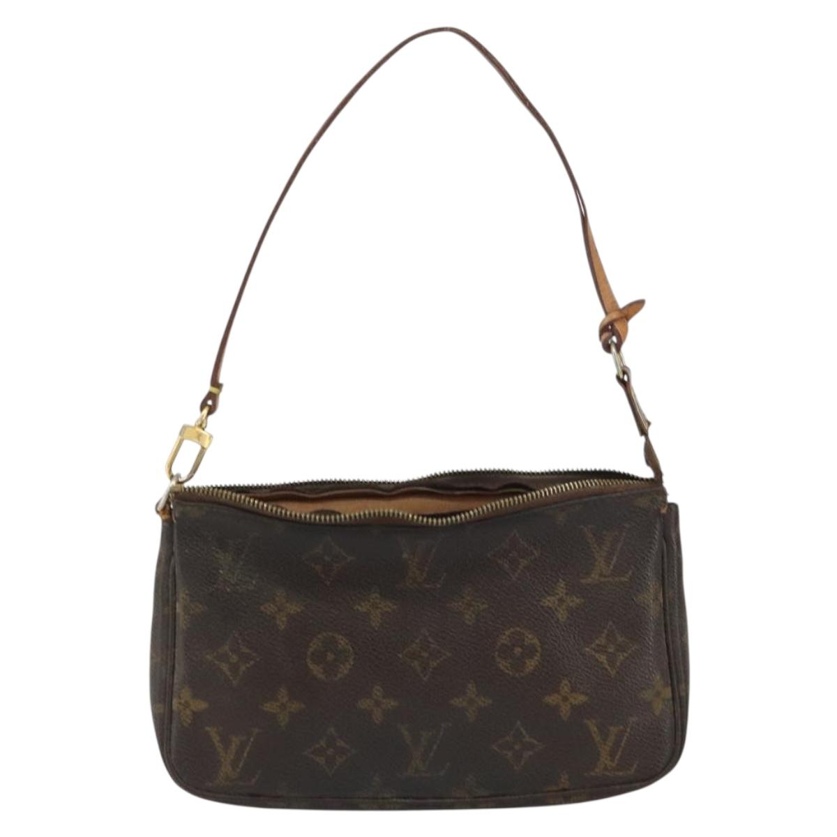 LOUIS VUITTON Monogram Pochette Accessoires Pouch M51980 LV Auth bs31557