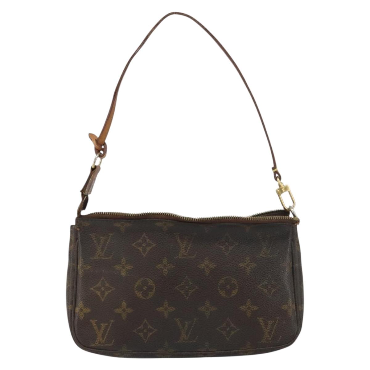 LOUIS VUITTON Monogram Pochette Accessoires Pouch M51980 LV Auth bs31557