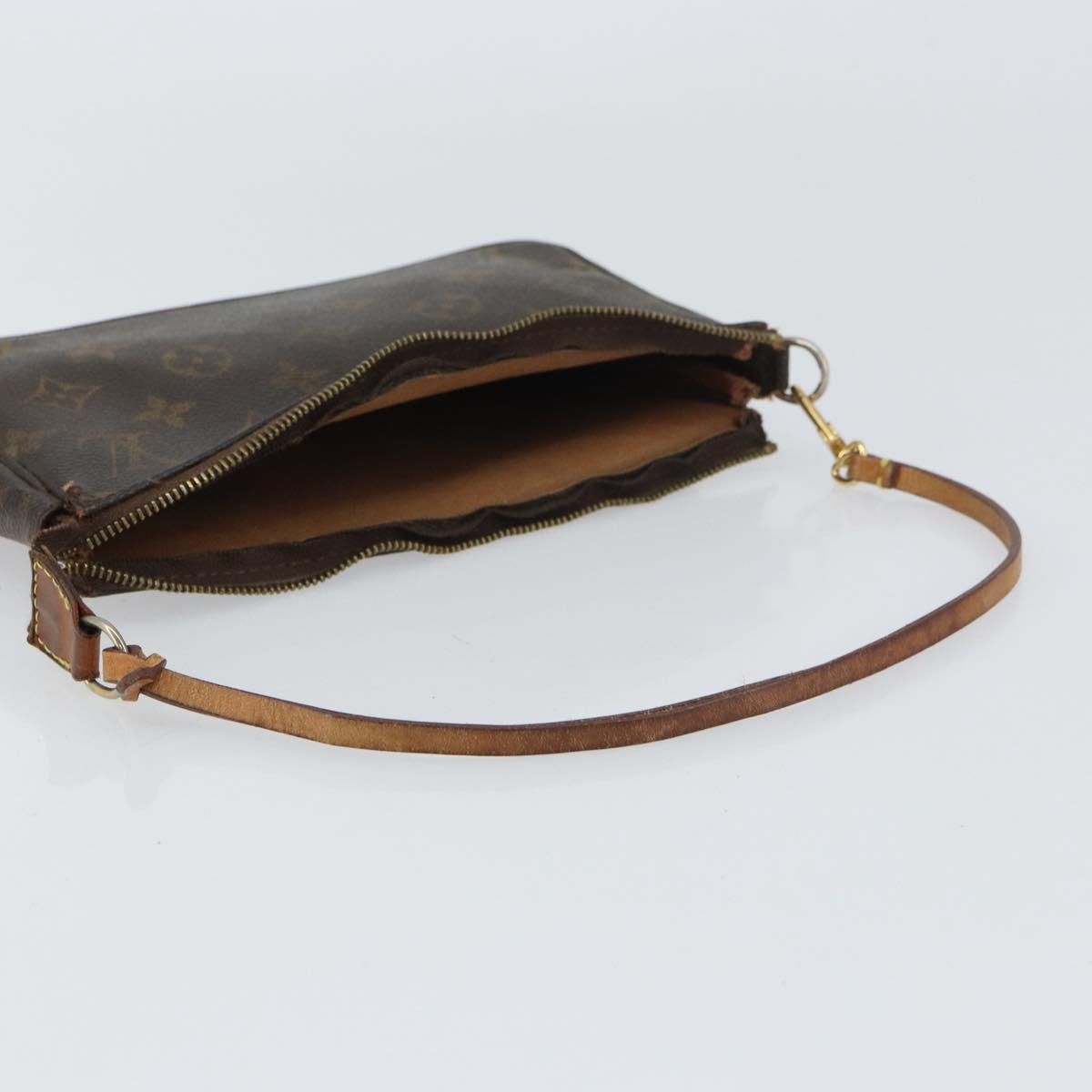 LOUIS VUITTON Monogram Pochette Accessoires Pouch M51980 LV Auth bs31557