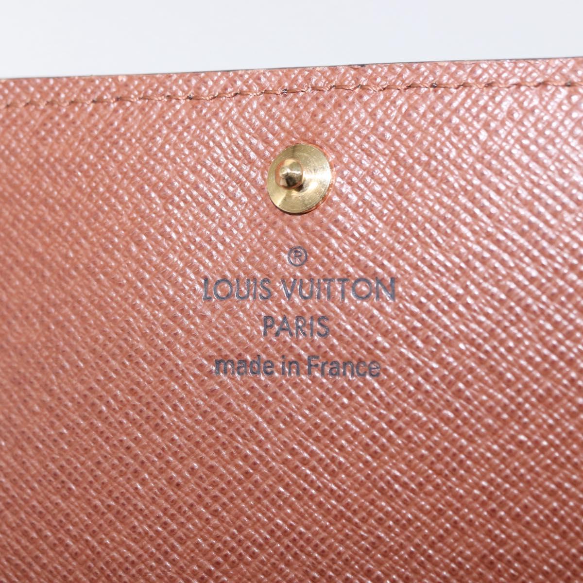 LOUIS VUITTON Monogram Portefeuille Tresol Wallet M61736 LV Auth bs31600