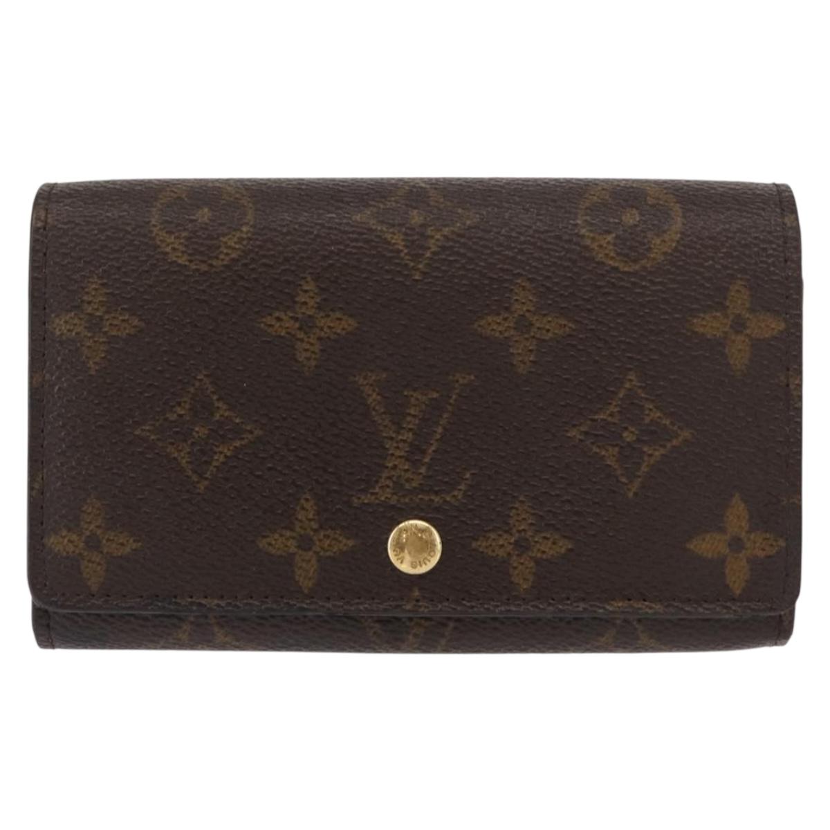 LOUIS VUITTON Monogram Portefeuille Tresol Wallet M61736 LV Auth bs31600