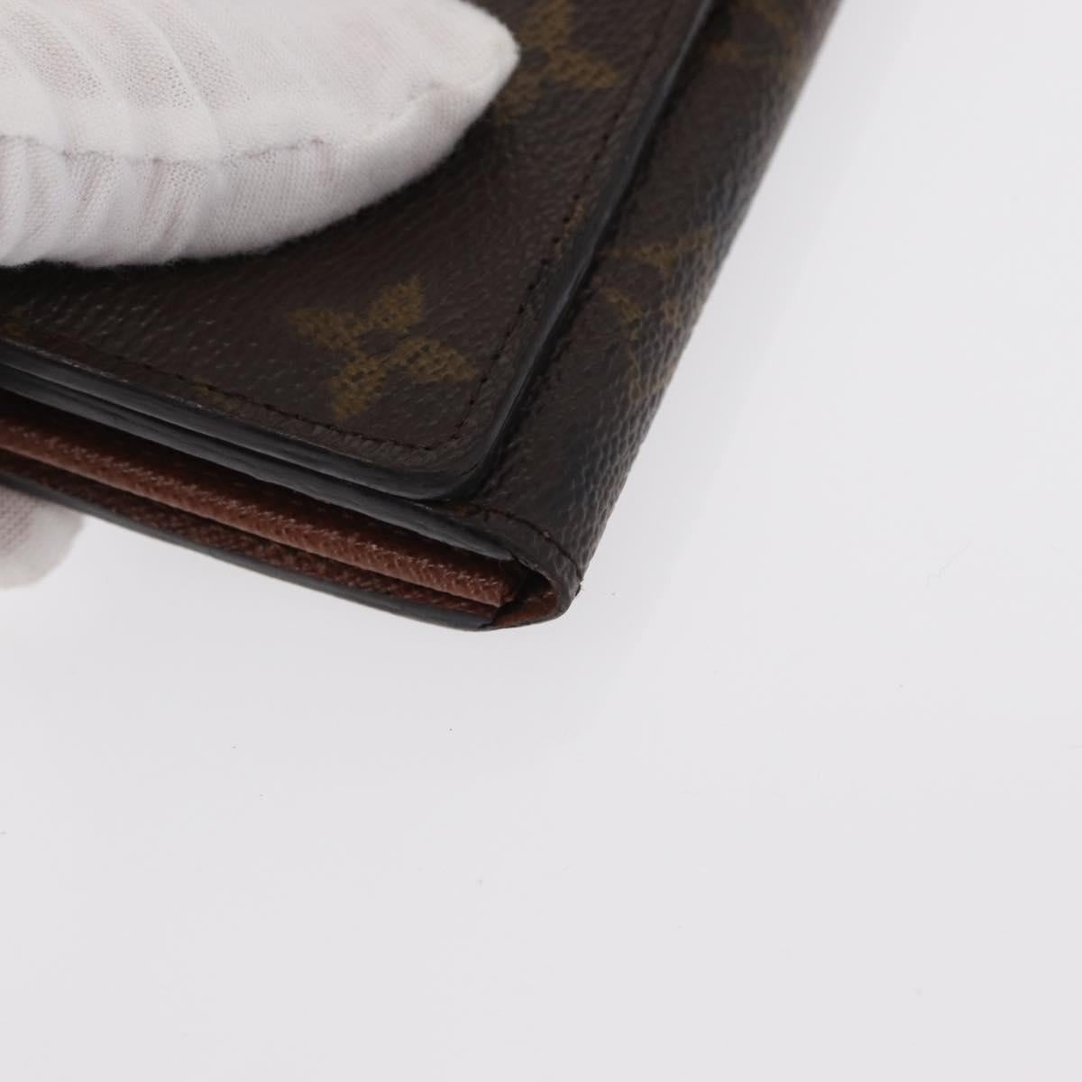 LOUIS VUITTON Monogram Portefeuille Tresol Wallet M61736 LV Auth bs31600